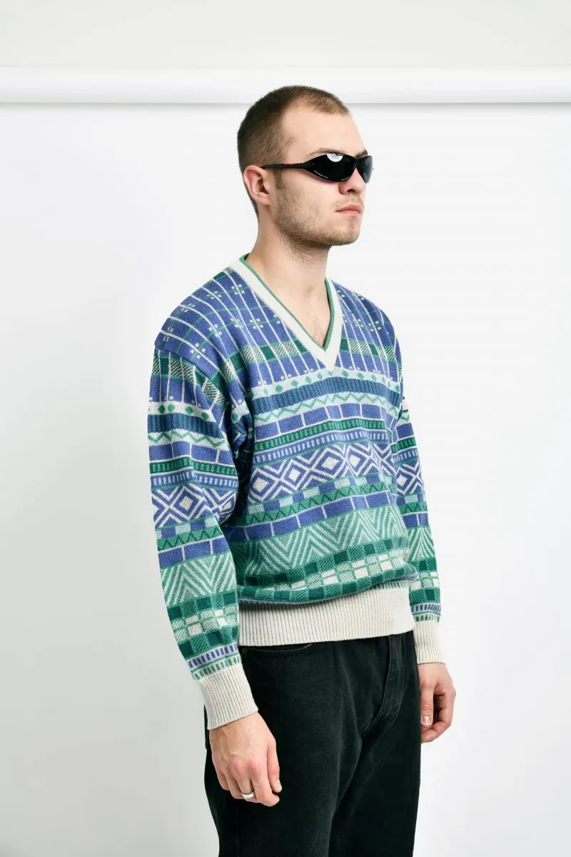 80s retro wool sweater