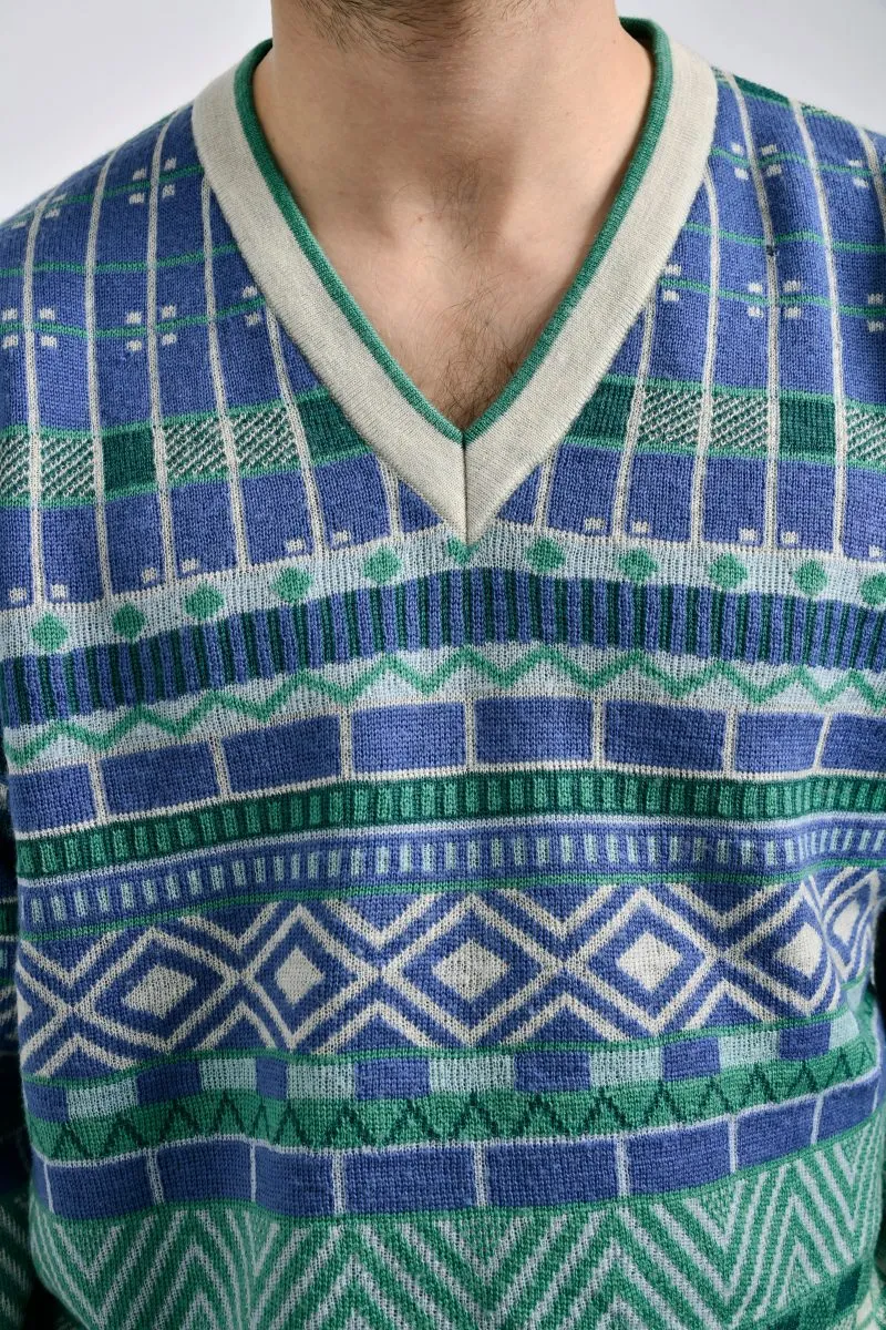 80s retro wool sweater