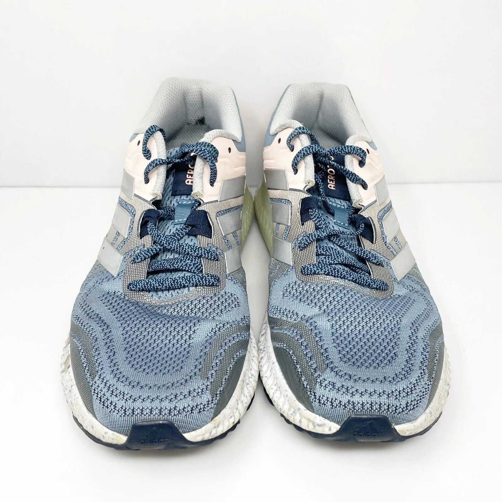 Adidas Womens Aerobounce ST 2 BB7794 Blue Running Shoes Sneakers Size 9