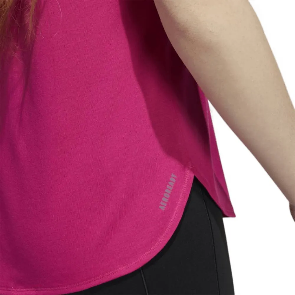 Adidas Women's Go To Tee 2.0 (Team Real Magenta/Vivid Red)