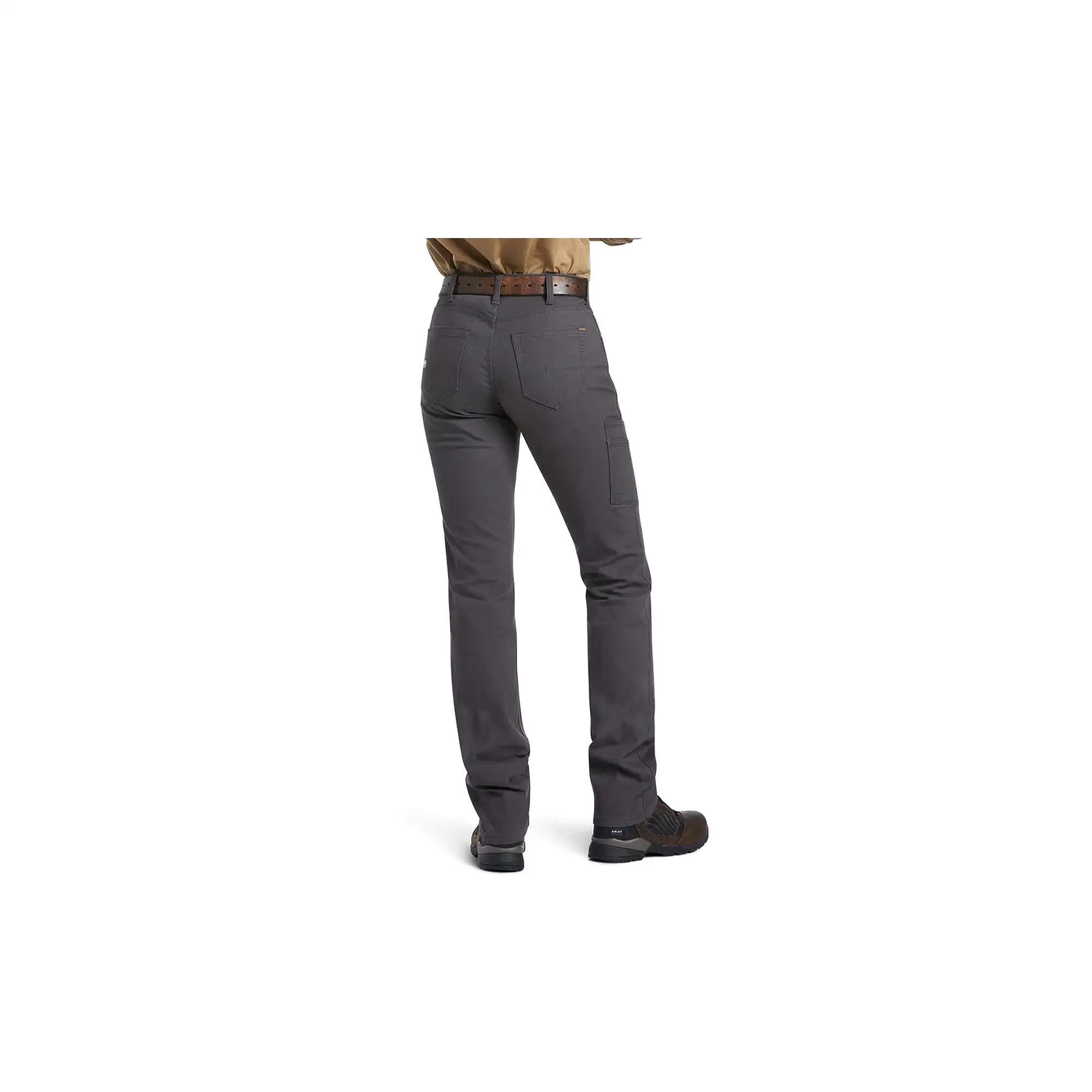 Ariat Womens Rebar DuraStretch Made Tough Straight Leg Pant Grey