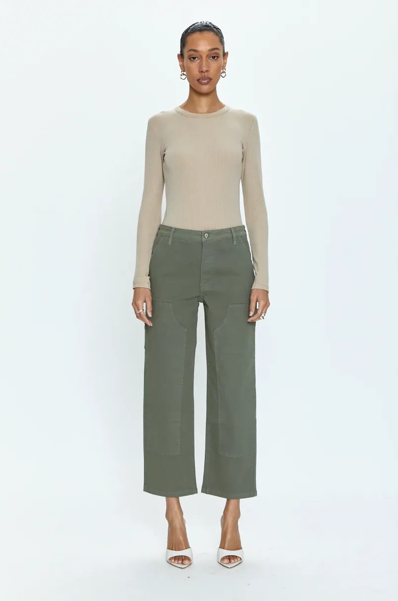 Ashton Straight Leg Pant - Wild Fern