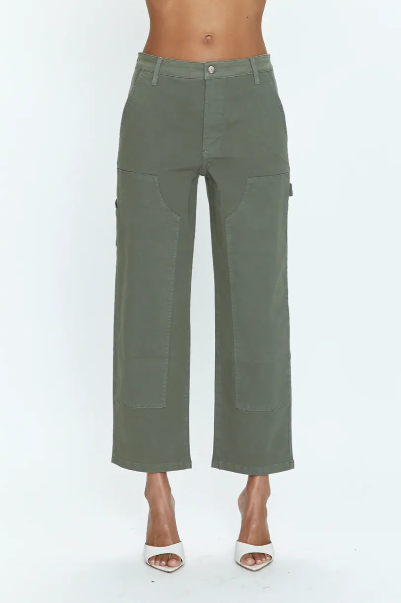 Ashton Straight Leg Pant - Wild Fern