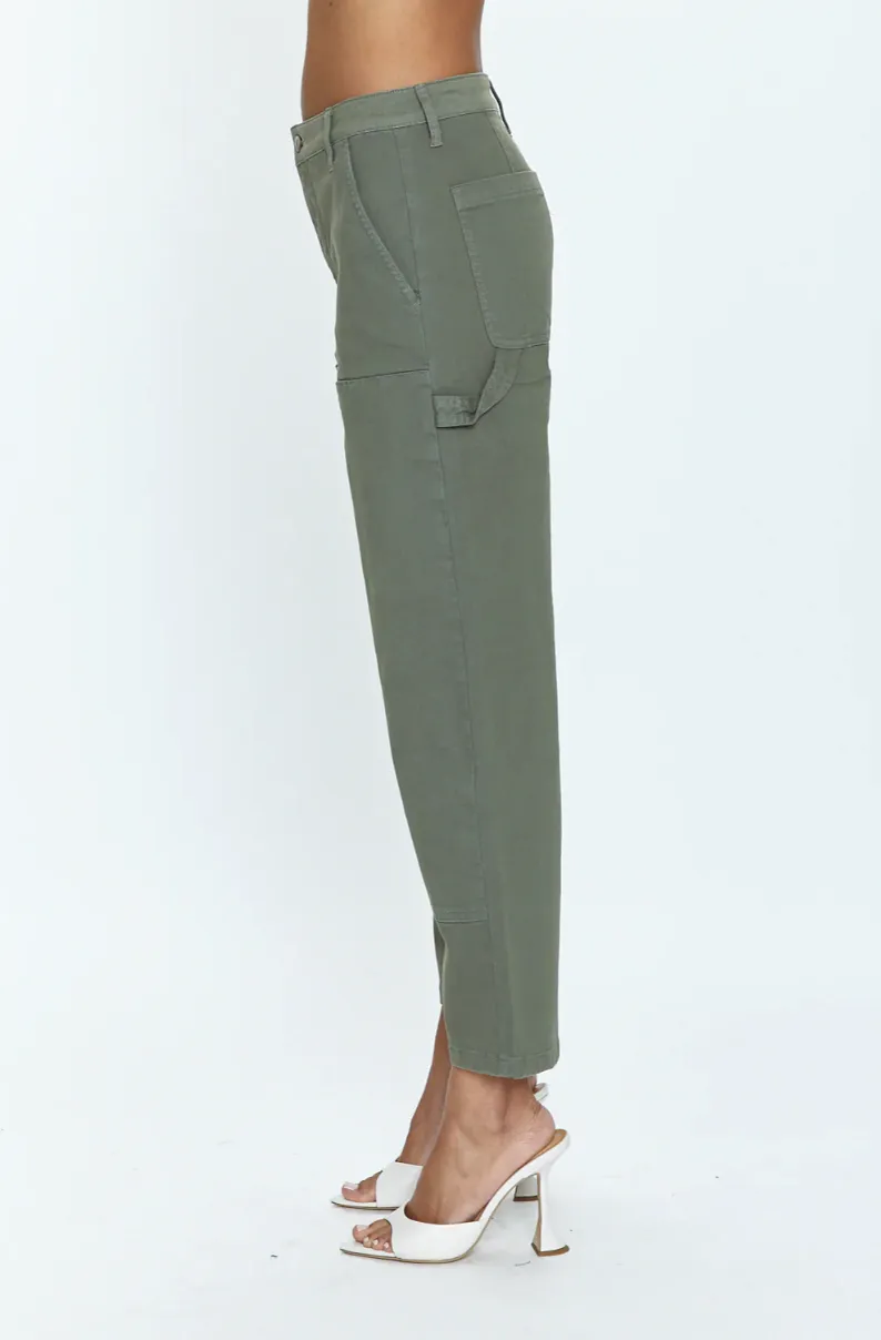 Ashton Straight Leg Pant - Wild Fern