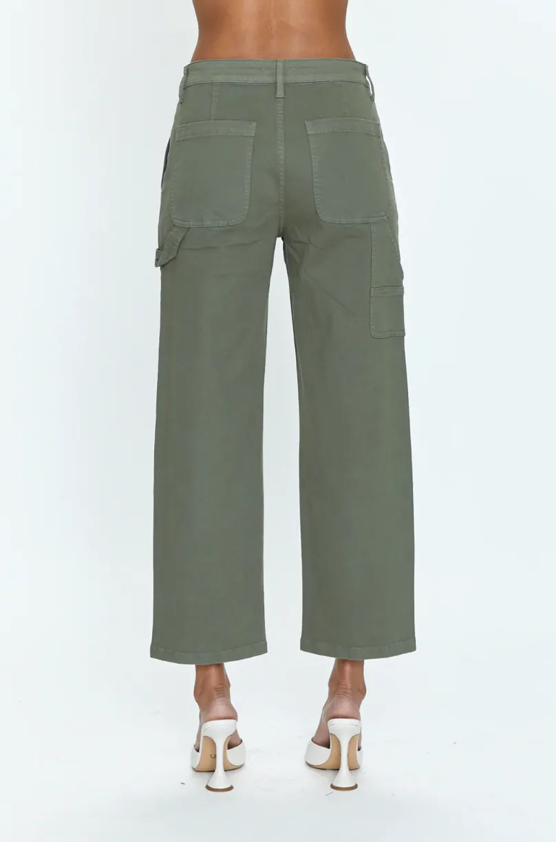 Ashton Straight Leg Pant - Wild Fern