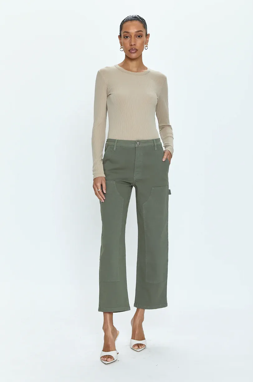 Ashton Straight Leg Pant - Wild Fern