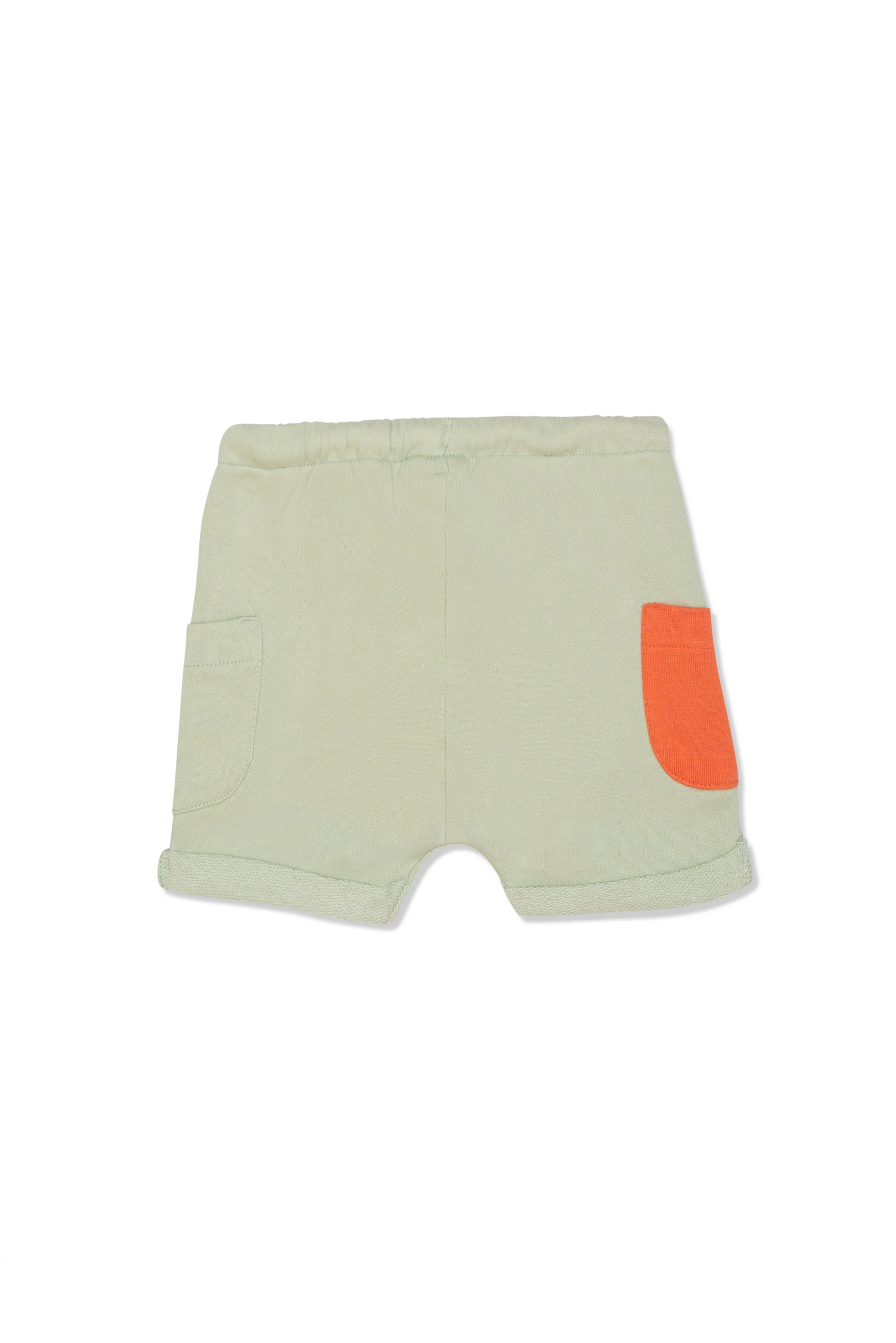 BABY POCKET SHORT-Sea Foam