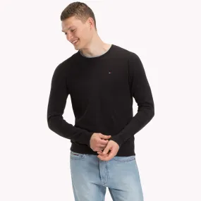 Black Crew Neck Jumper | Sweatshirts & Hoodies | Tommy Hilfiger