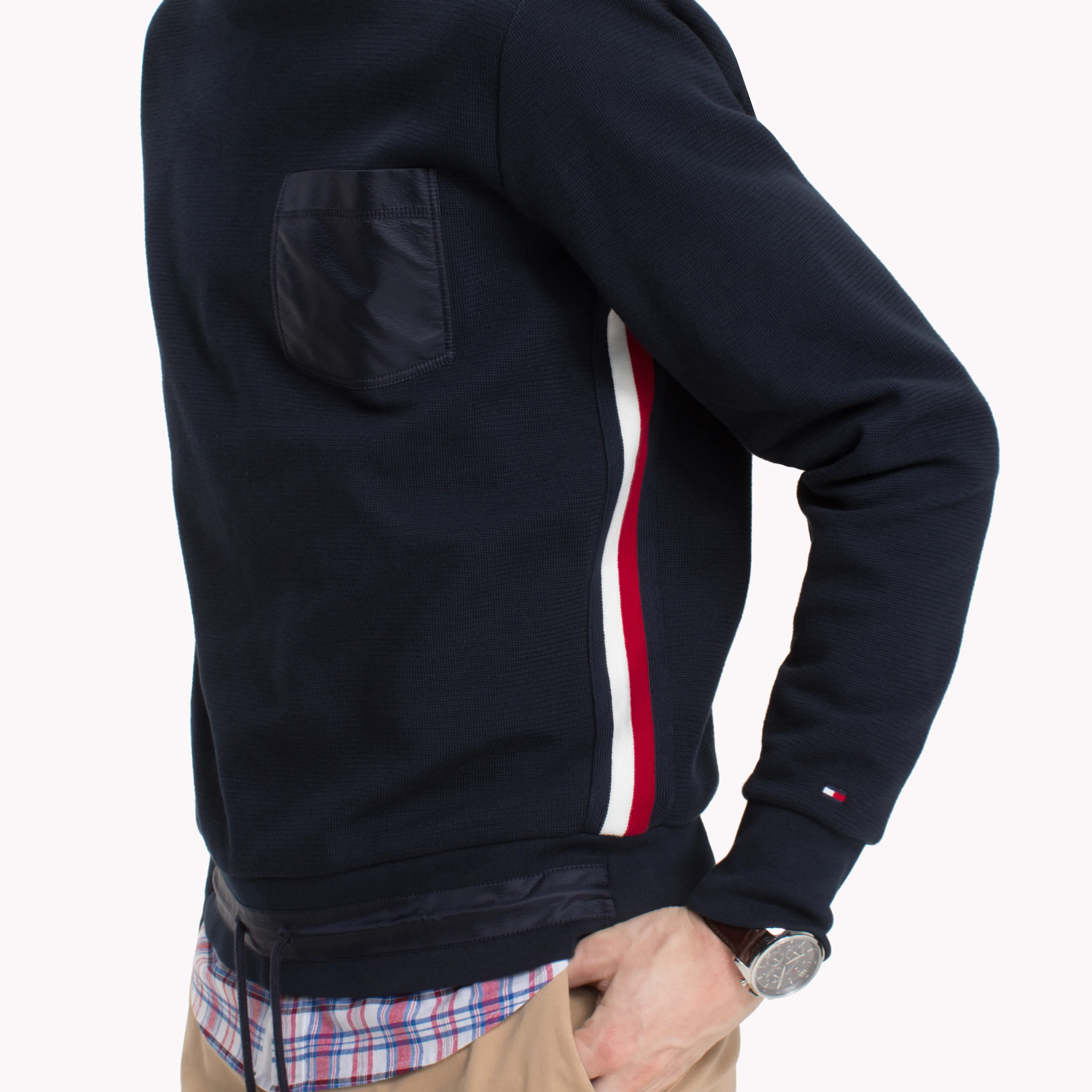 Blue Drawstring Waist Jumper | Sweatshirts & Hoodies | Tommy Hilfiger