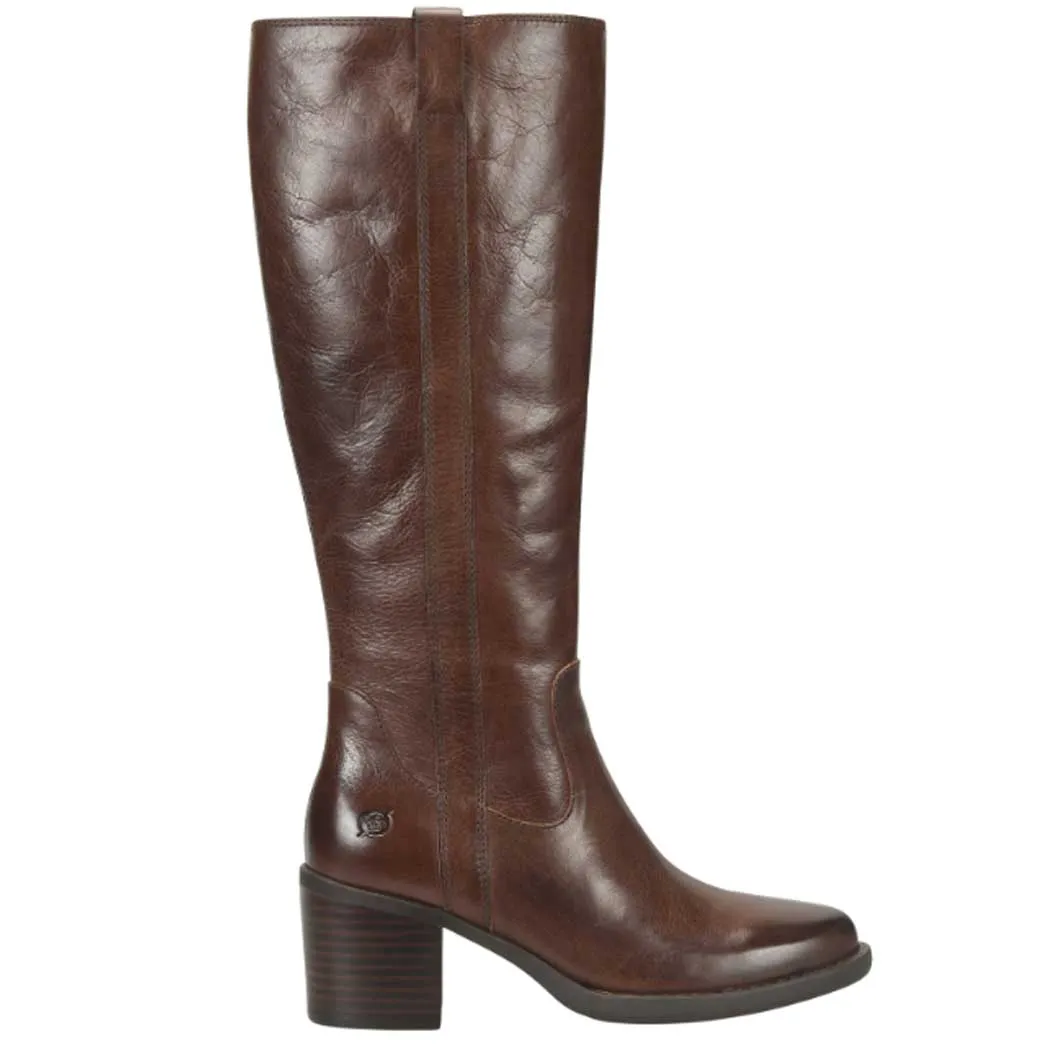 Born Harding Tall Boot Brown Bark (Women's)