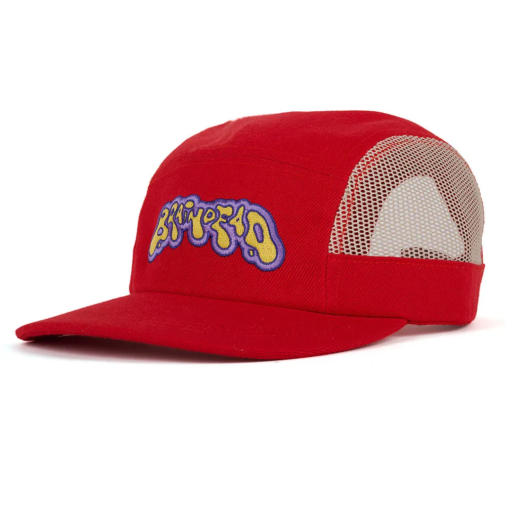 BRAIN DEAD MESH PANEL CAMP HAT // RED