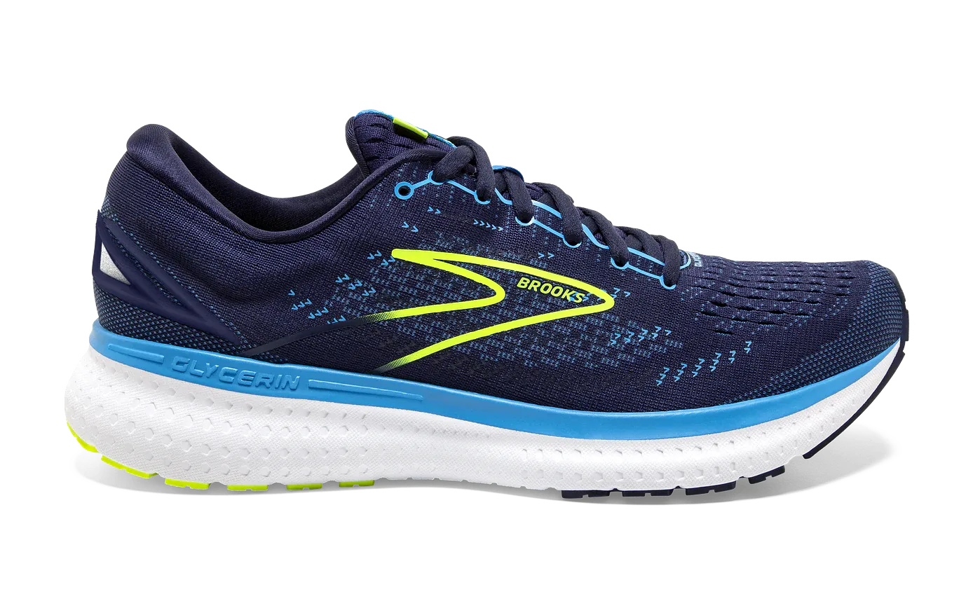 Brooks Glycerin 19 Mens Running Shoe Navy/Blue/Nightlife