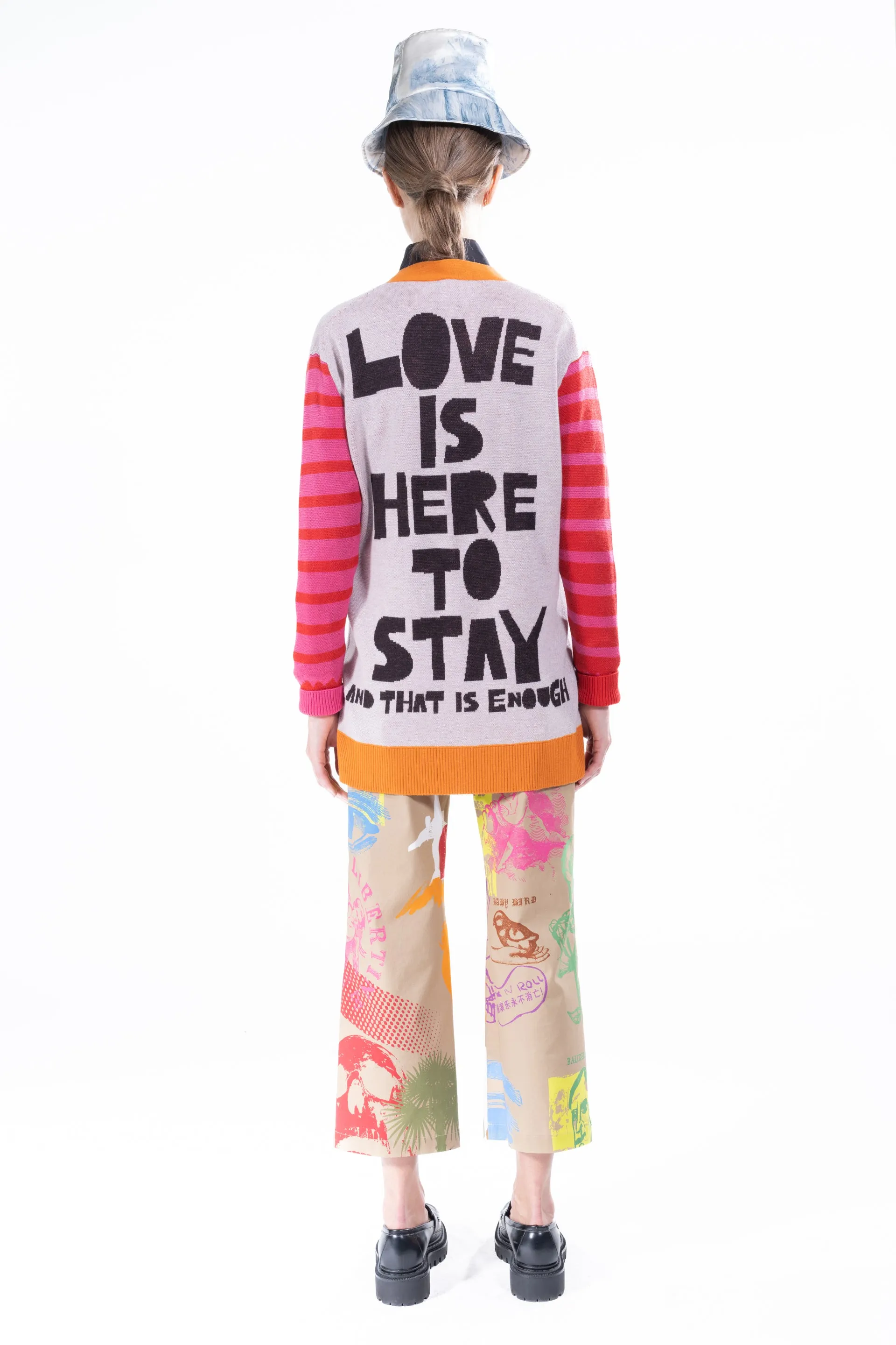 'Butterfly Love is Here to Stay' Oversized Cardigan