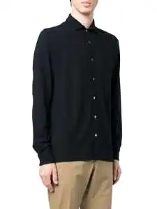 button-down fastening shirt