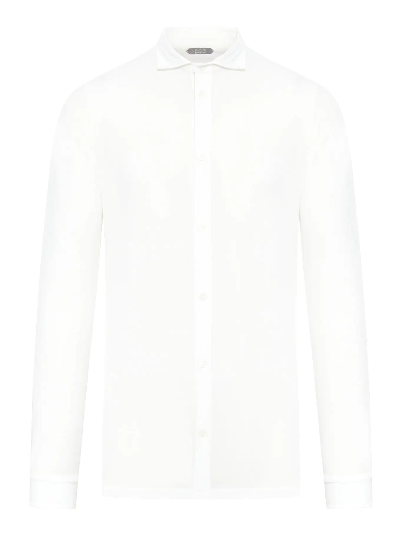 button-down fastening shirt