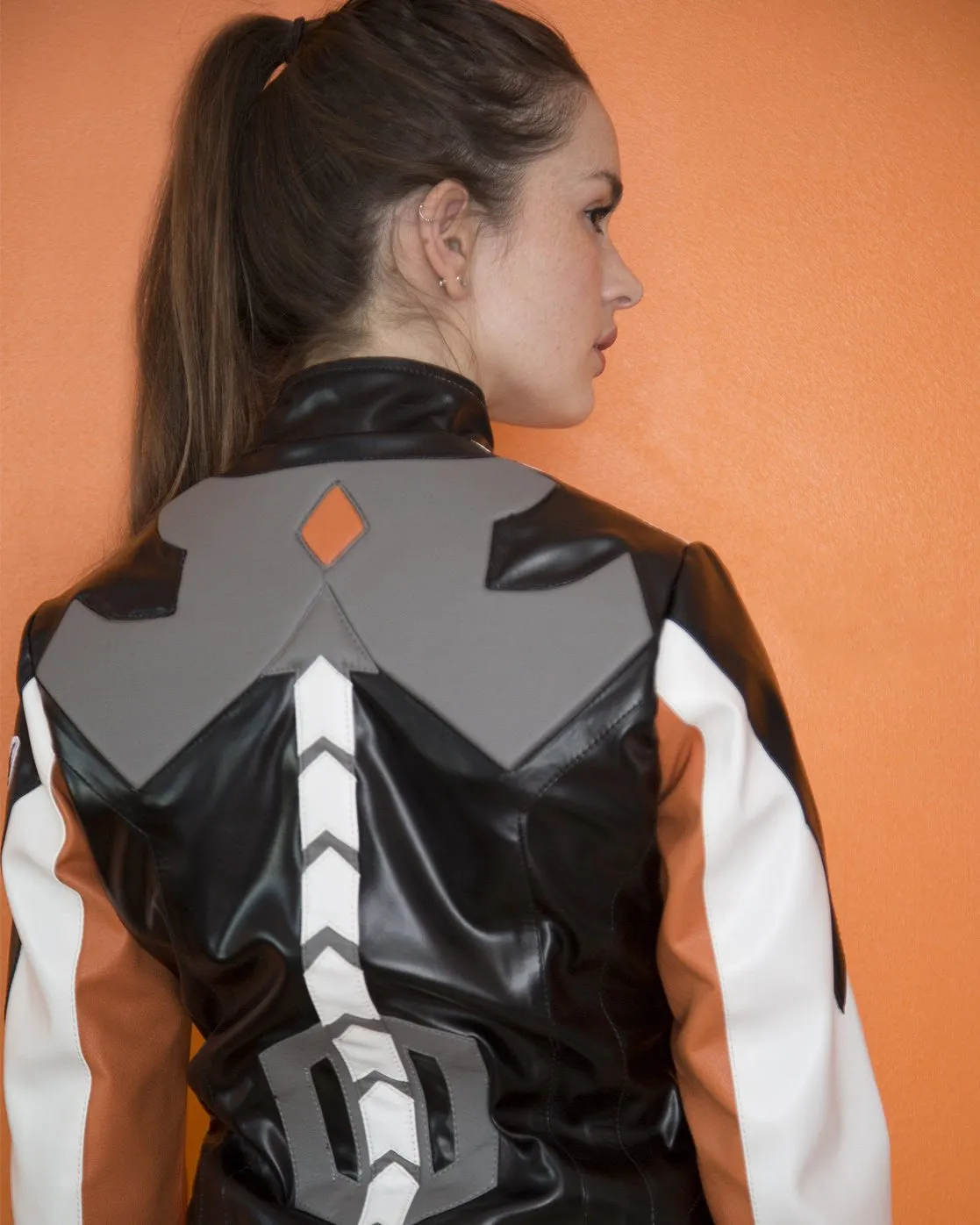 Buy Womens Overwatch Mercy Valkyrie Leather Jacket | LucaJackets