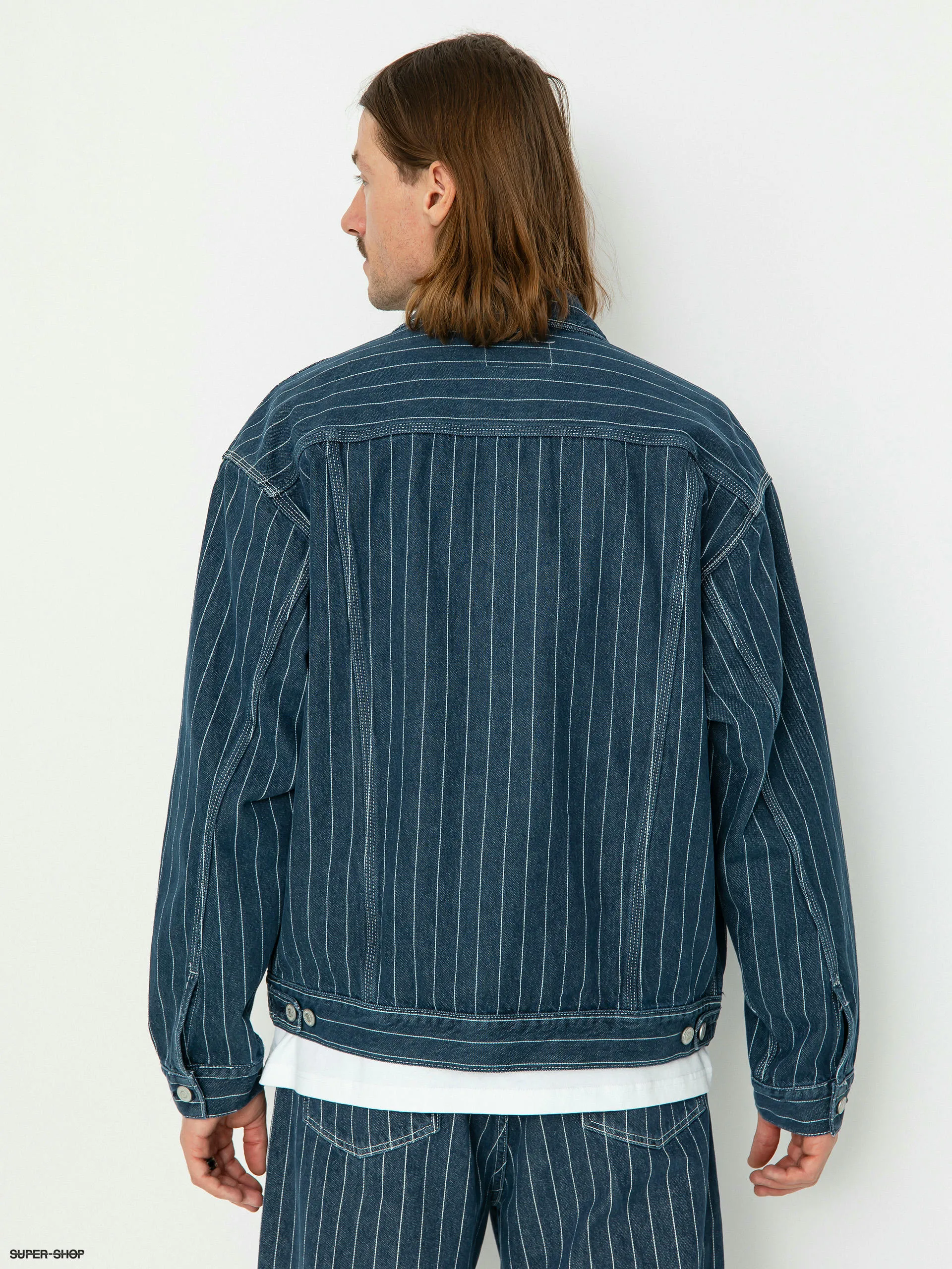 Carhartt WIP Orlean Jacket (orlean stripe/blue/white)