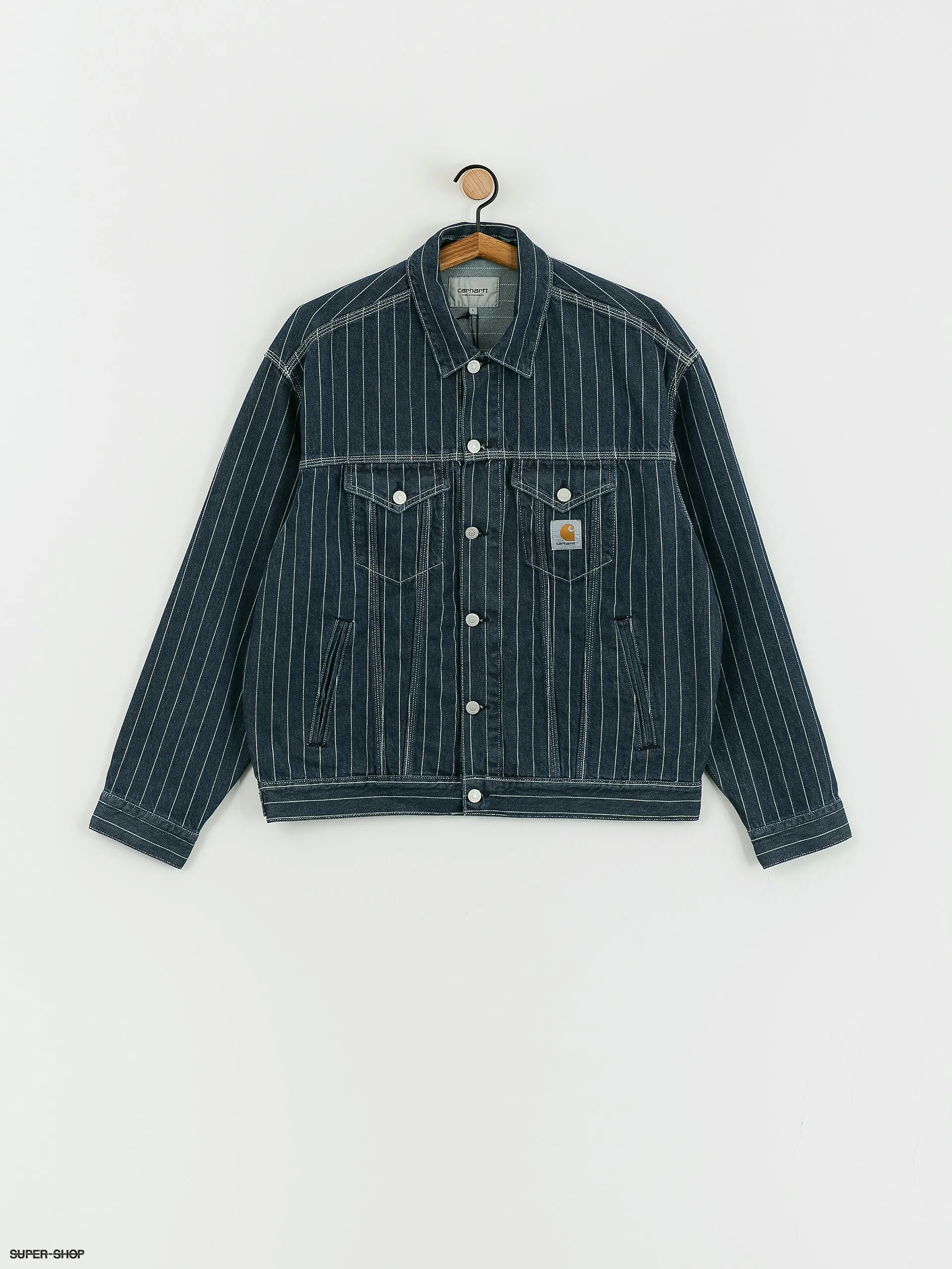 Carhartt WIP Orlean Jacket (orlean stripe/blue/white)