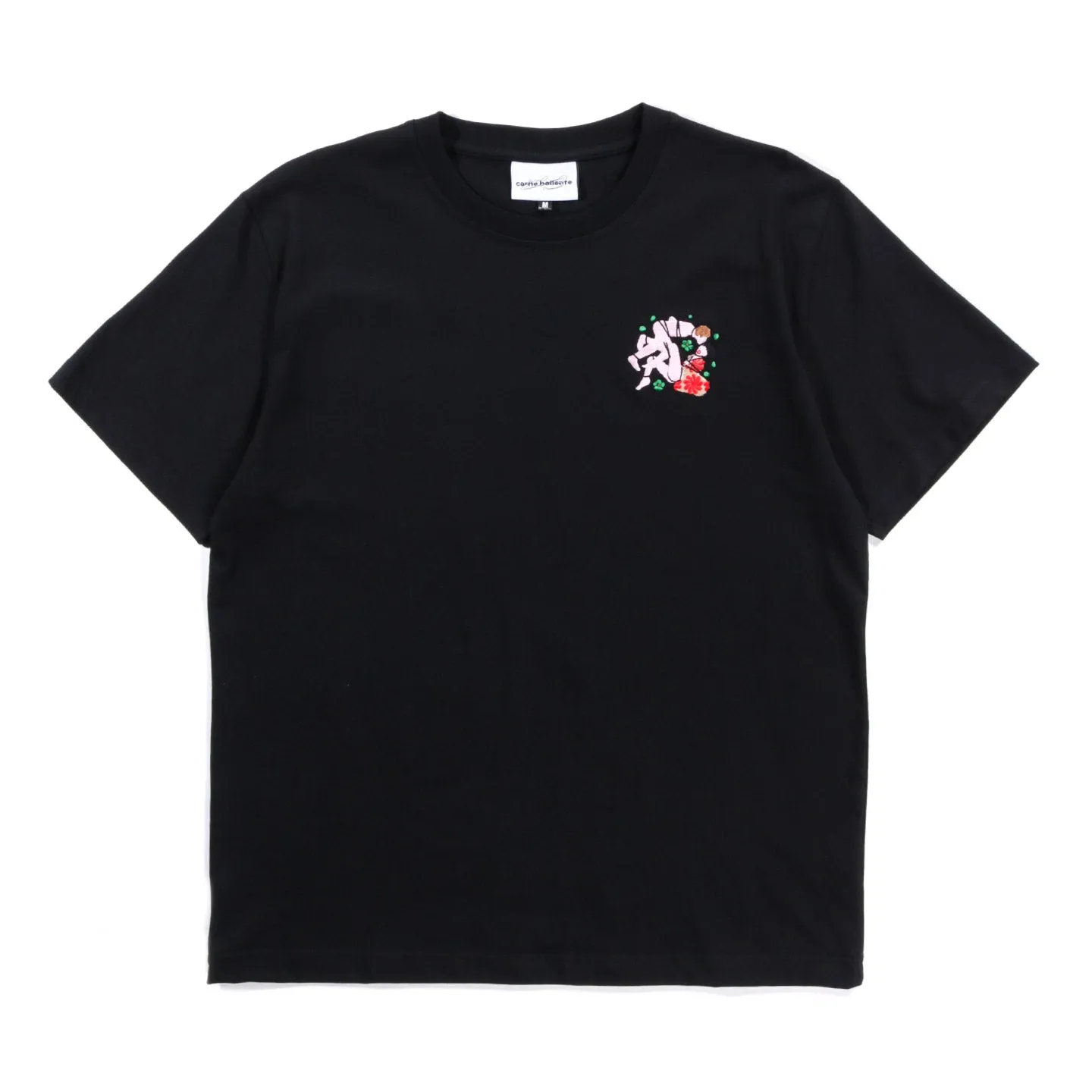 CARNE BOLLENTE TIED FOR THE GODS T-SHIRT BLACK