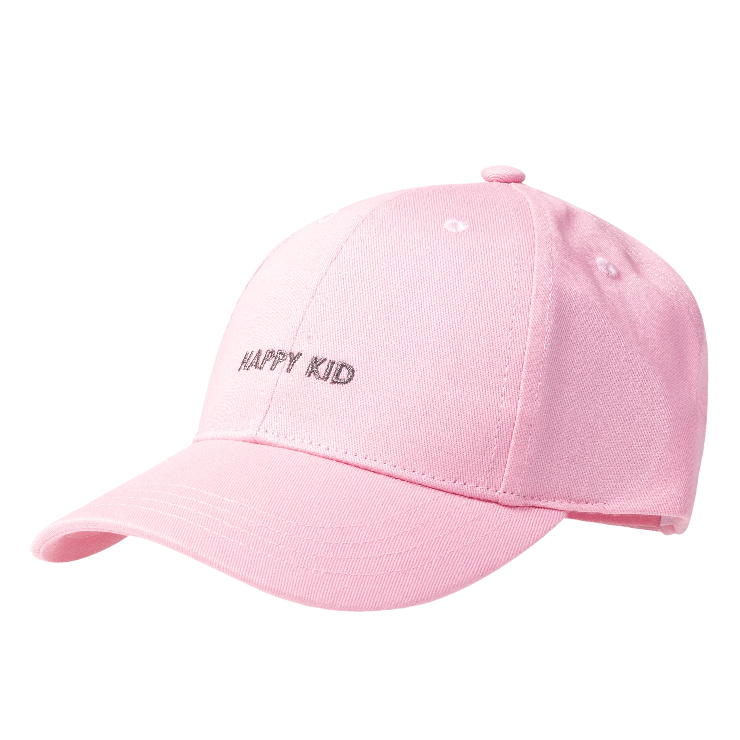 Casquette Fille 4-8 ans brodée Rose ple