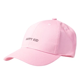 Casquette Fille 4-8 ans brodée Rose ple