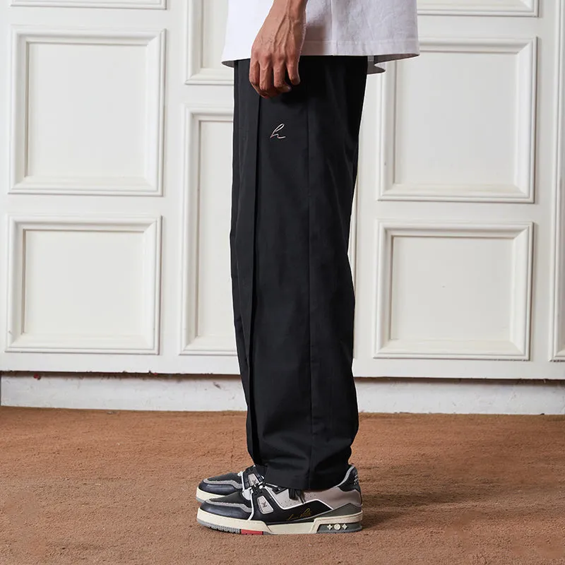 Casual Pleated Suit Trousers