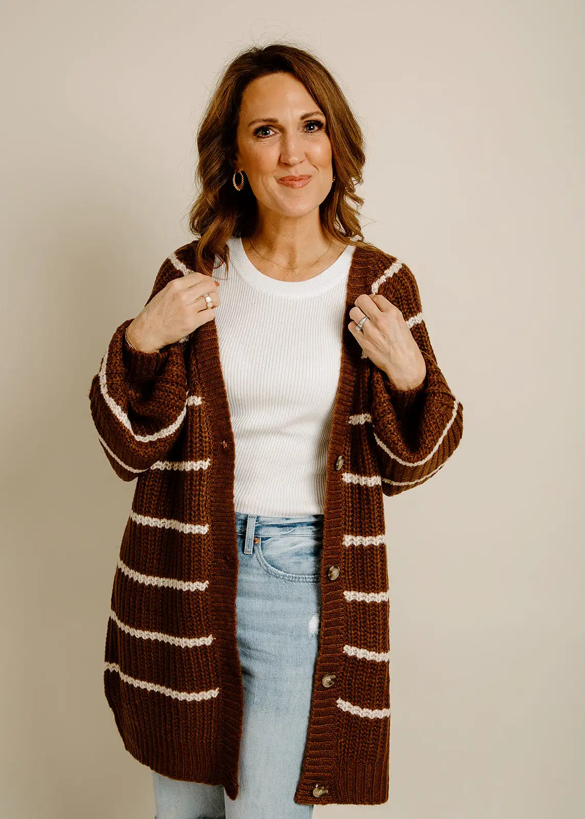 Cecilia Cardigan - Brown