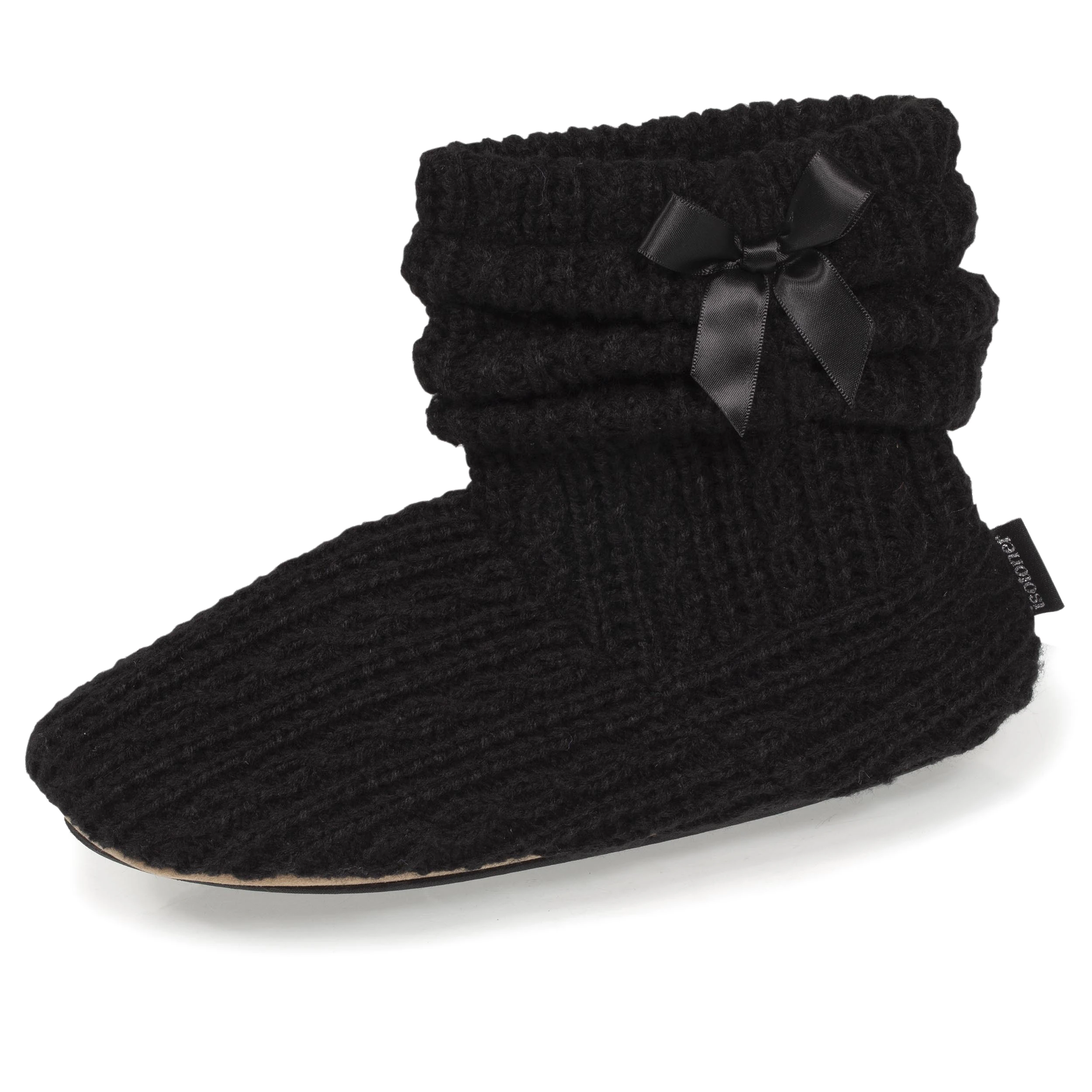 Chaussons bottillons Tricot Nud Noir