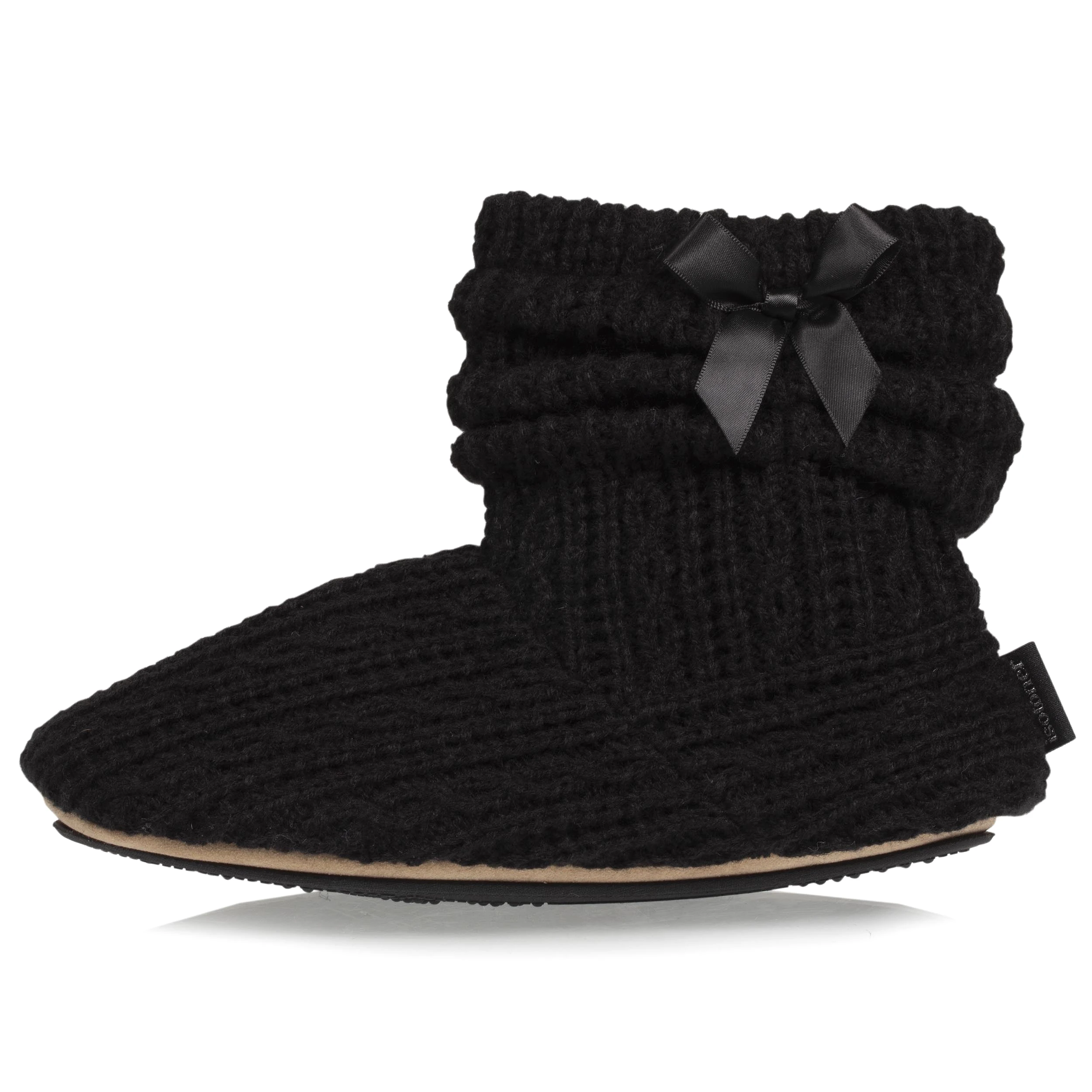 Chaussons bottillons Tricot Nud Noir