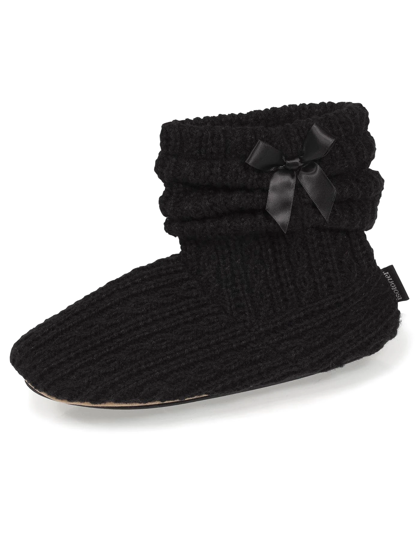 Chaussons bottillons Tricot Nud Noir