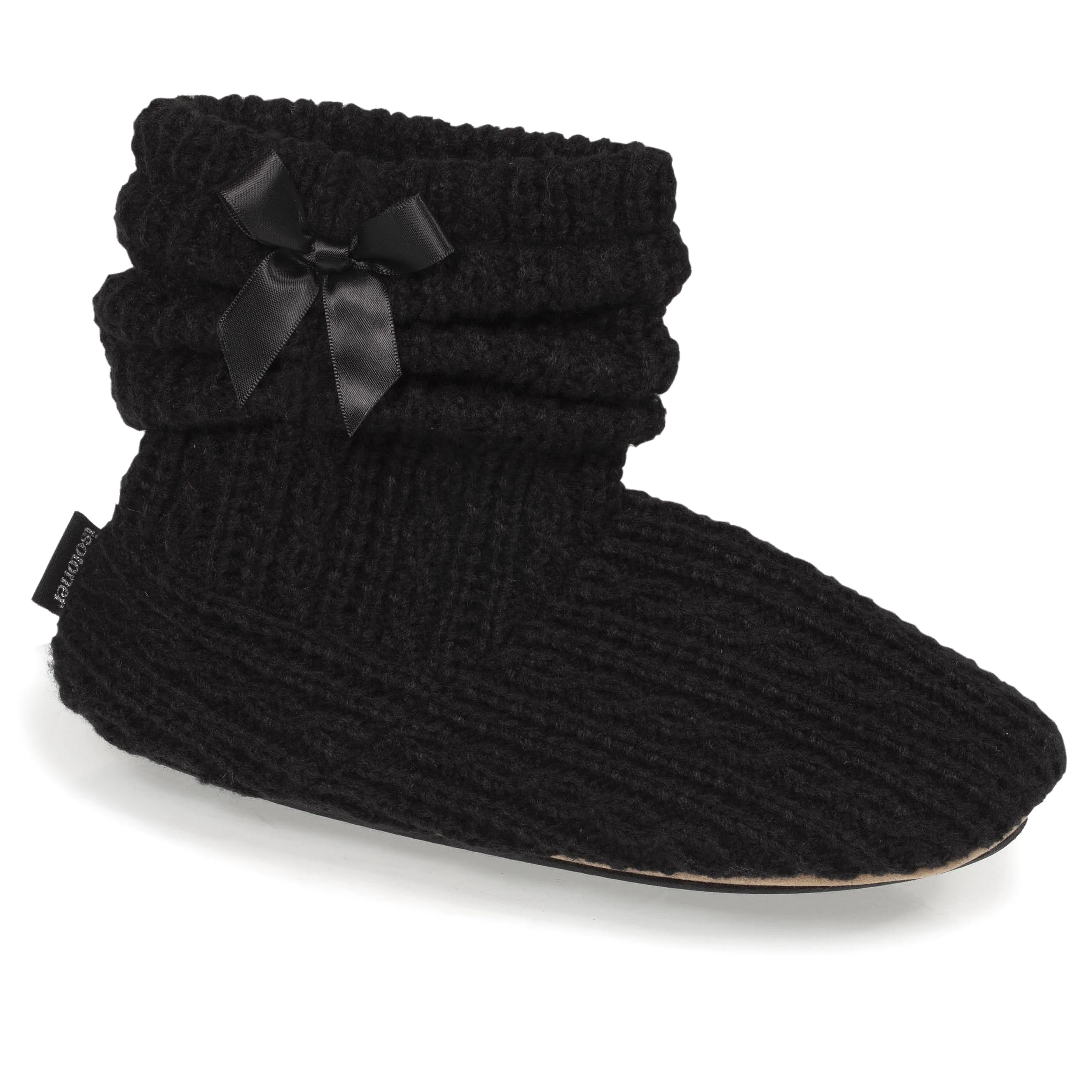 Chaussons bottillons Tricot Nud Noir