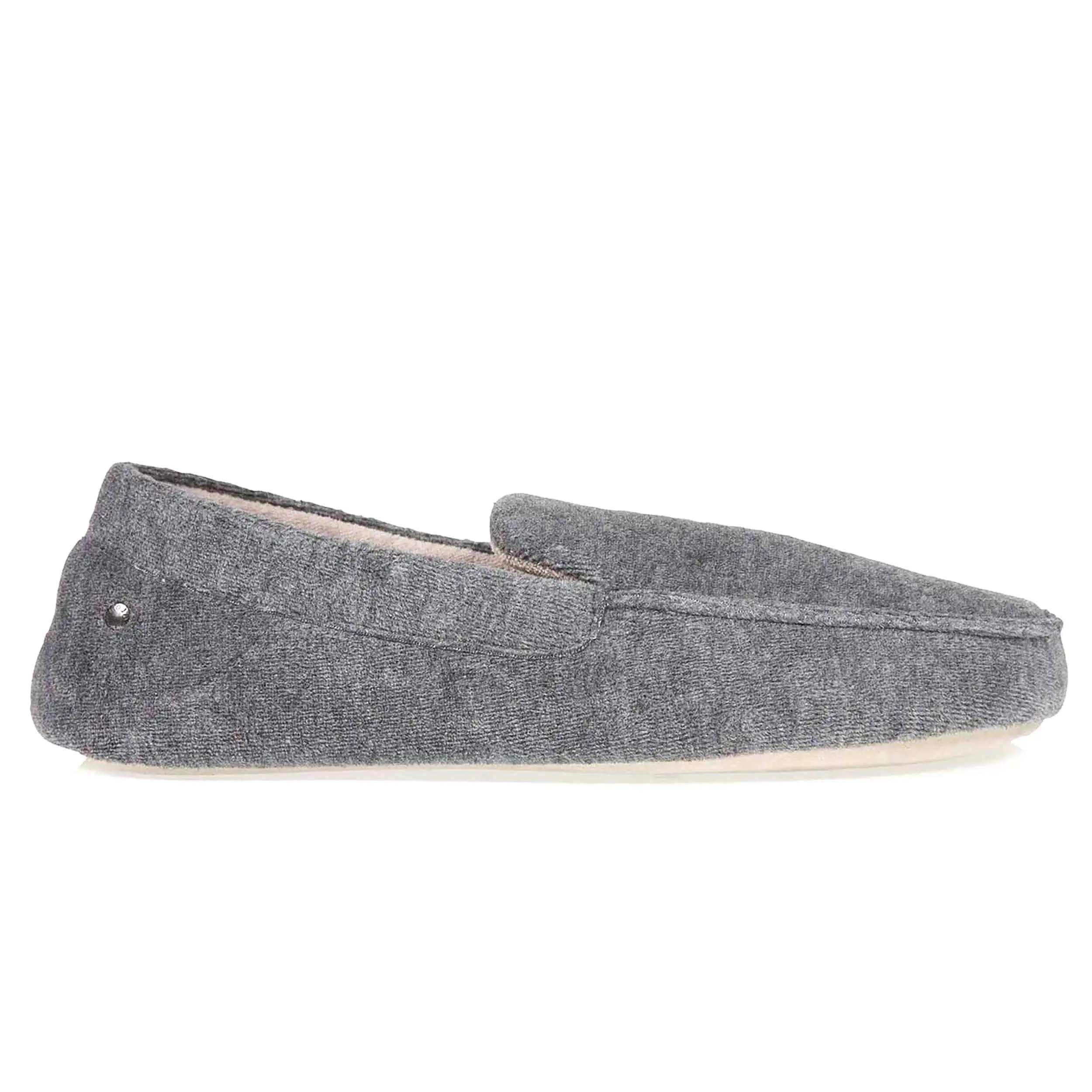 Chaussons mocassins Homme Gris Chiné