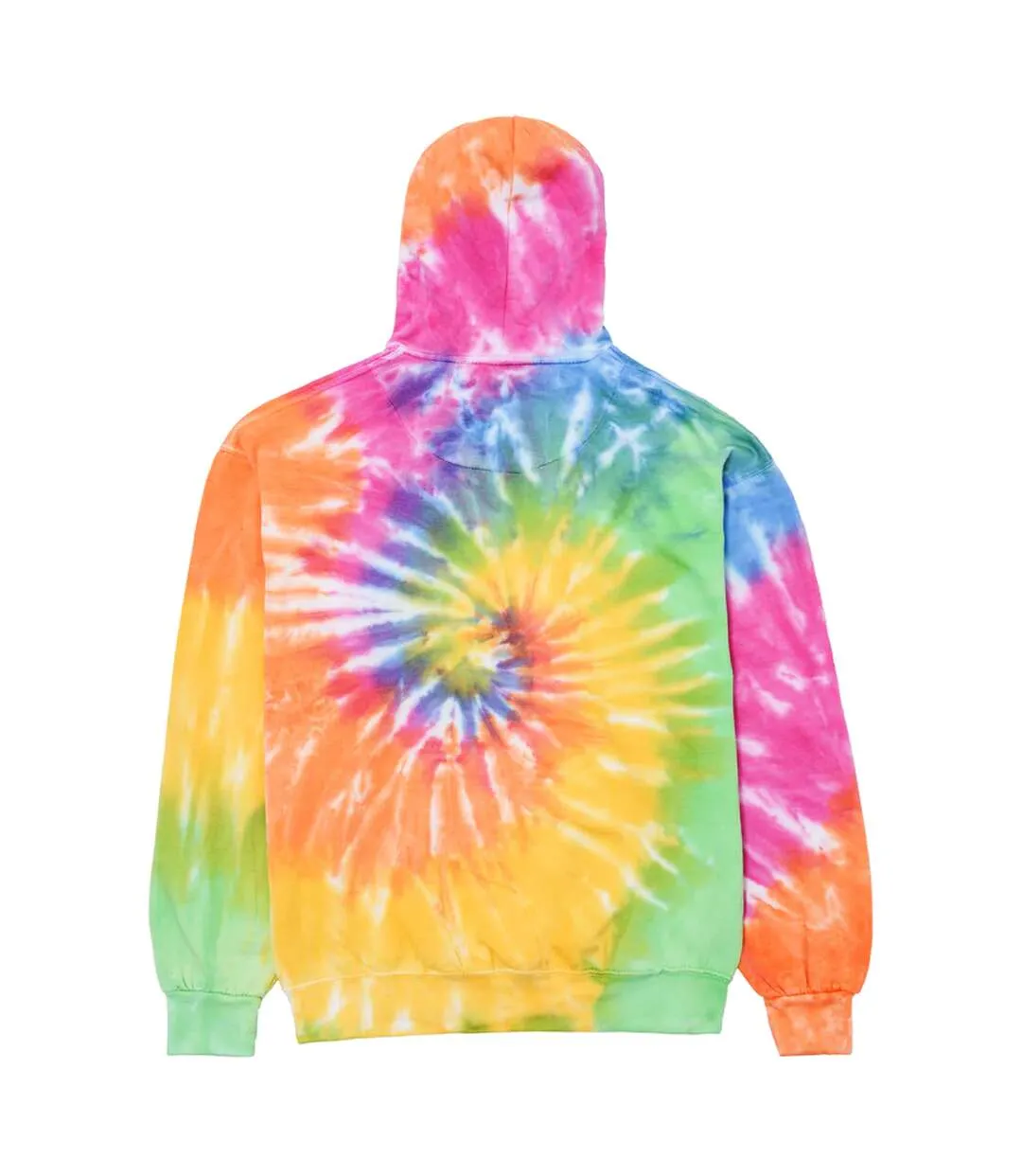 Colortone Unisex Rainbow Tie Dye Pullover Hoodie (Eternity) - UTRW4121