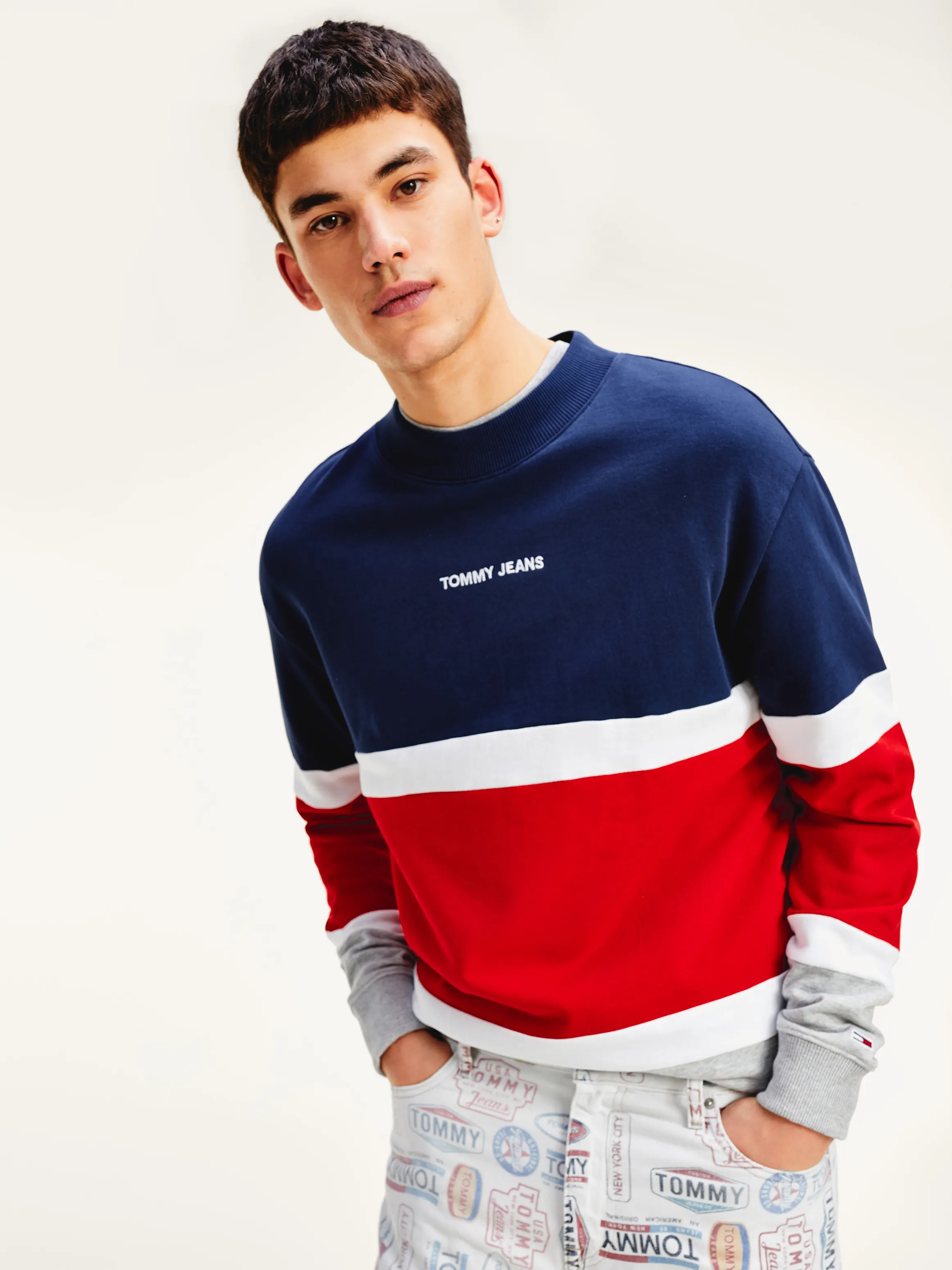 Colour Block Crew Sweatshirt | Sweatshirts & Hoodies | Tommy Hilfiger