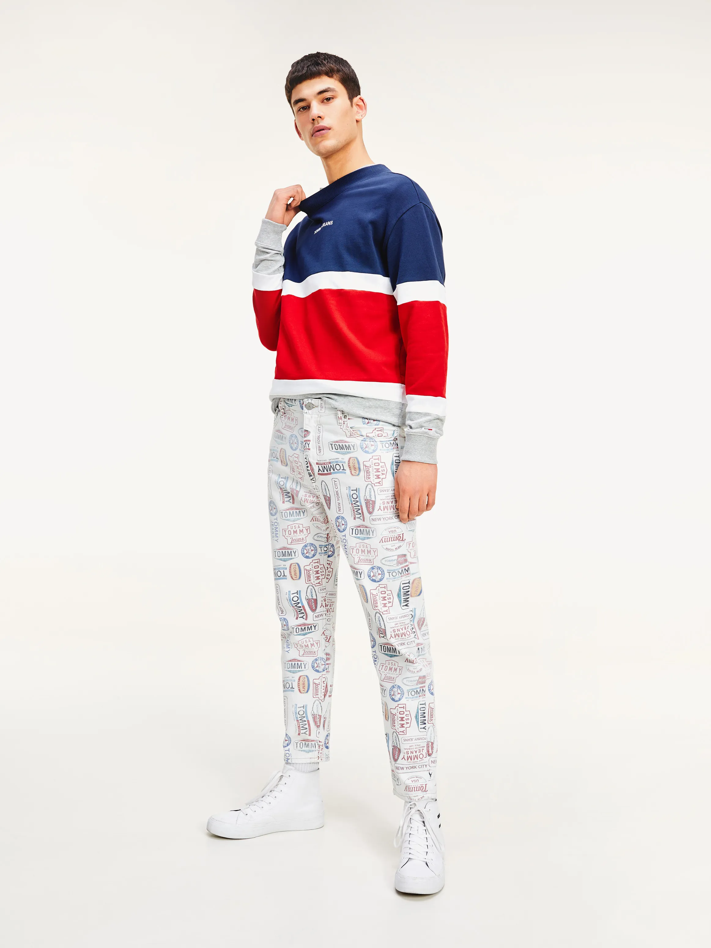 Colour Block Crew Sweatshirt | Sweatshirts & Hoodies | Tommy Hilfiger