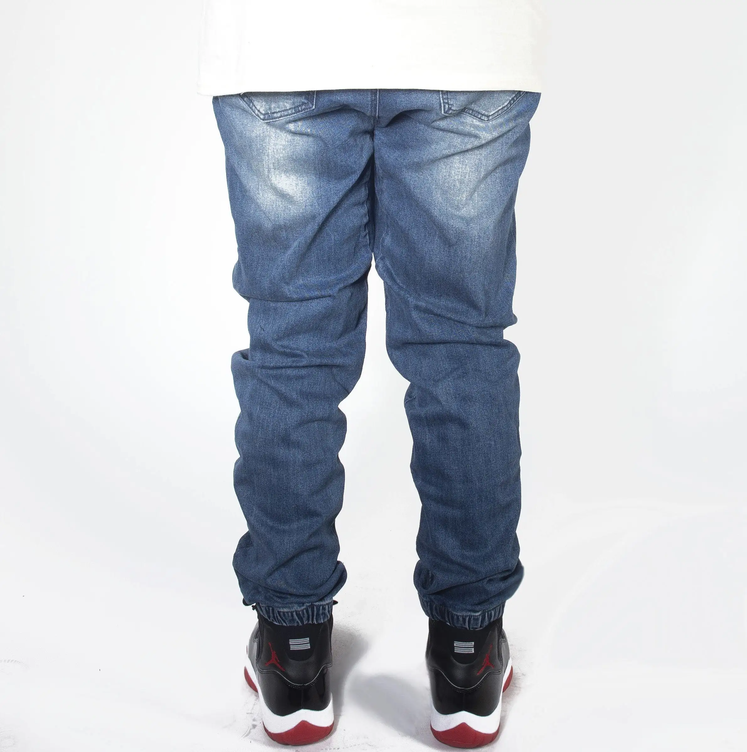 Dark Indigo Denim Jogger Pants JG803