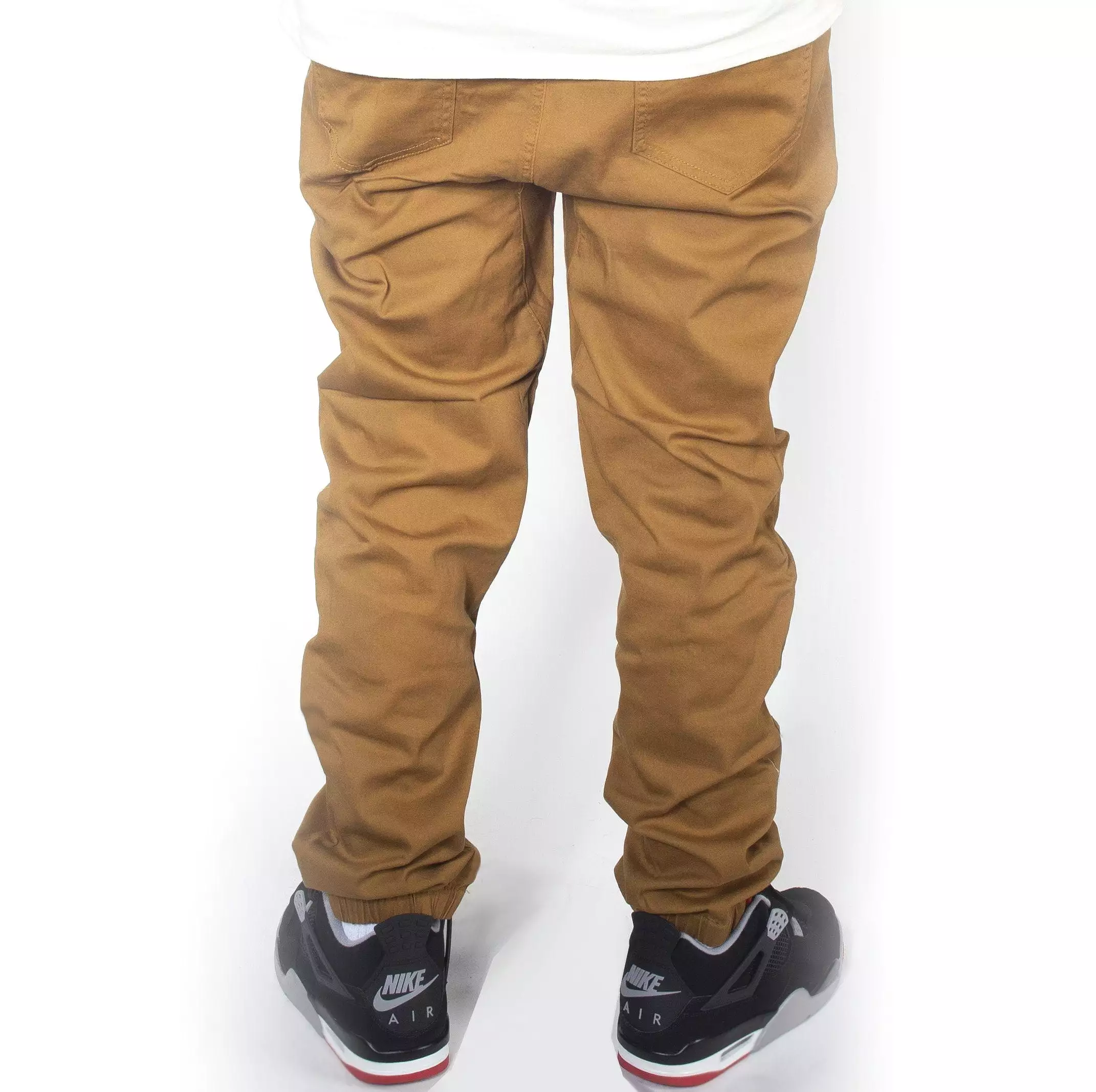 Dark Wheat Twill Jogger Pants JG804