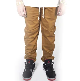 Dark Wheat Twill Jogger Pants JG804