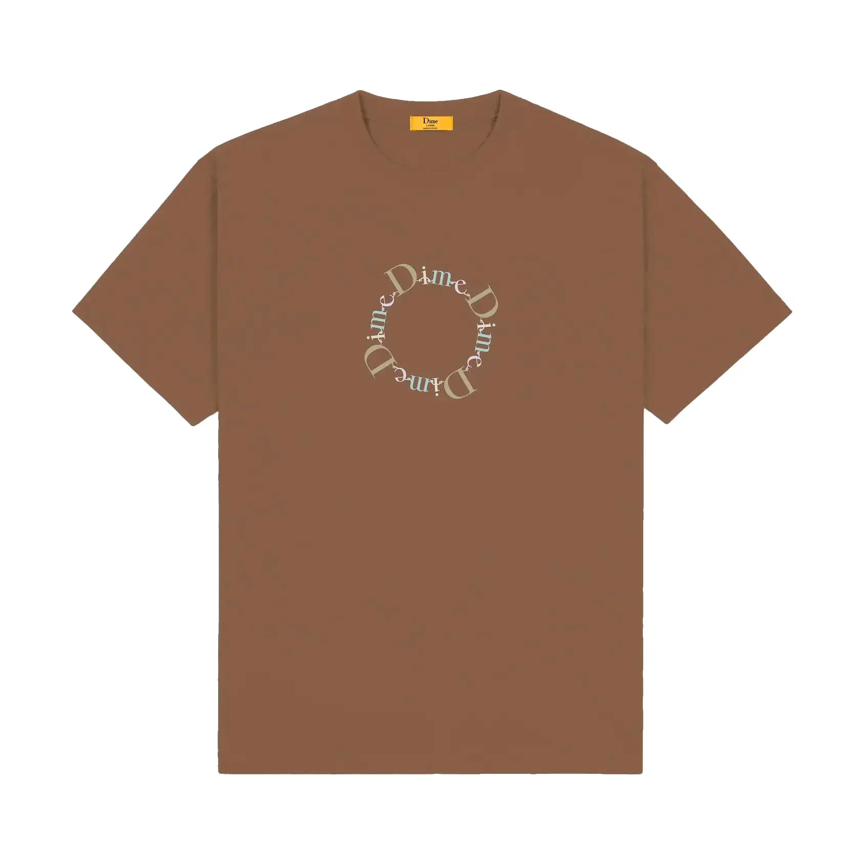 Dime BFF T-Shirt Brown