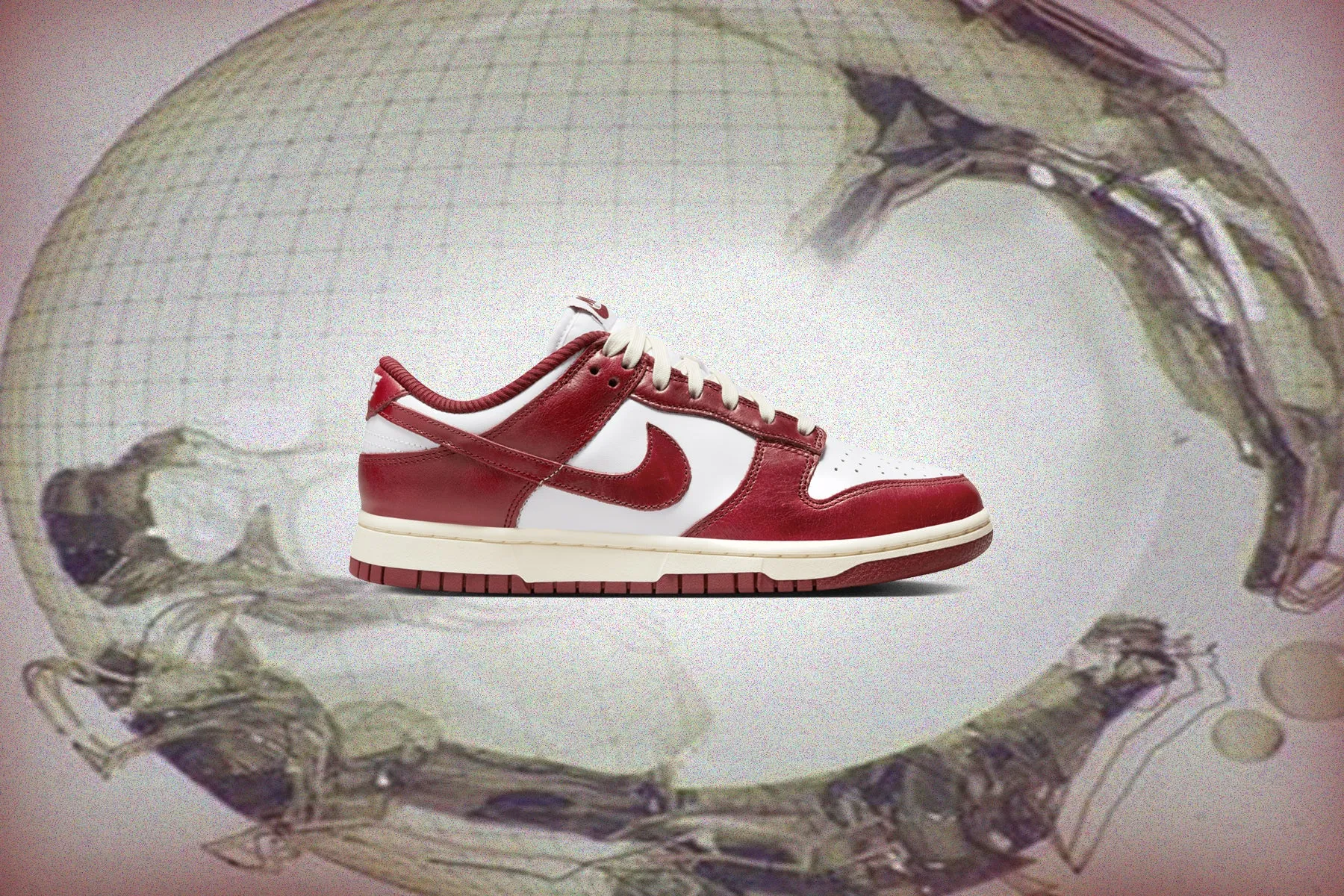 Dunk Low Premium Women's Team Red and White - White/Team Red/Coconut Milk