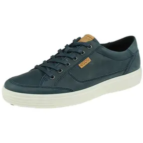 Ecco classic lace-up shoes for men blue