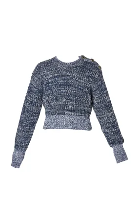 Erdem Wool Cropped Sweater