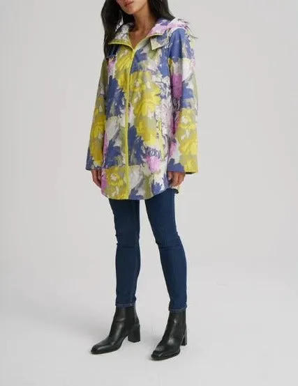 Floral Packable Raincoat