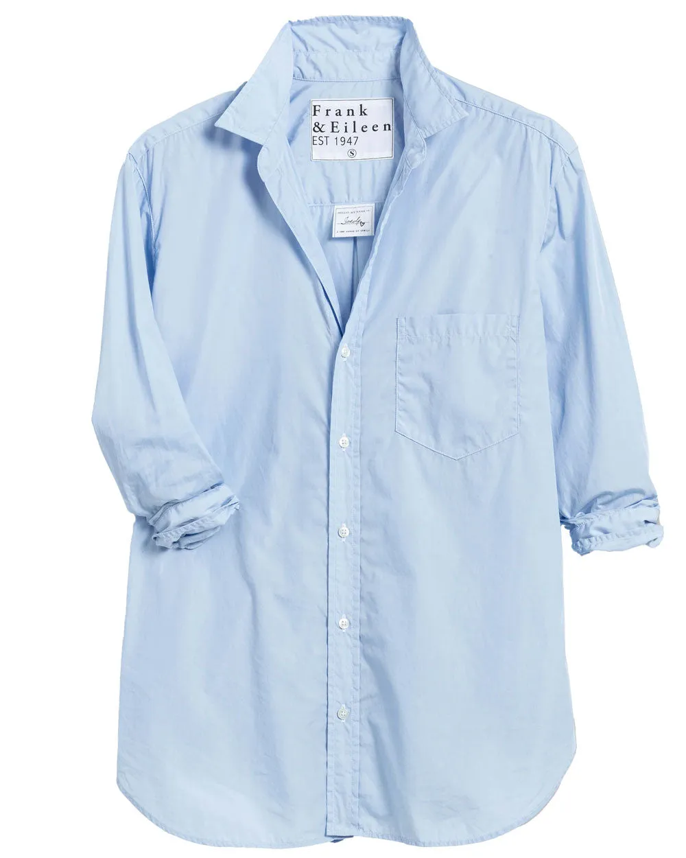 French Blue Superluxe Joedy Boyfriend Button Up Shirt