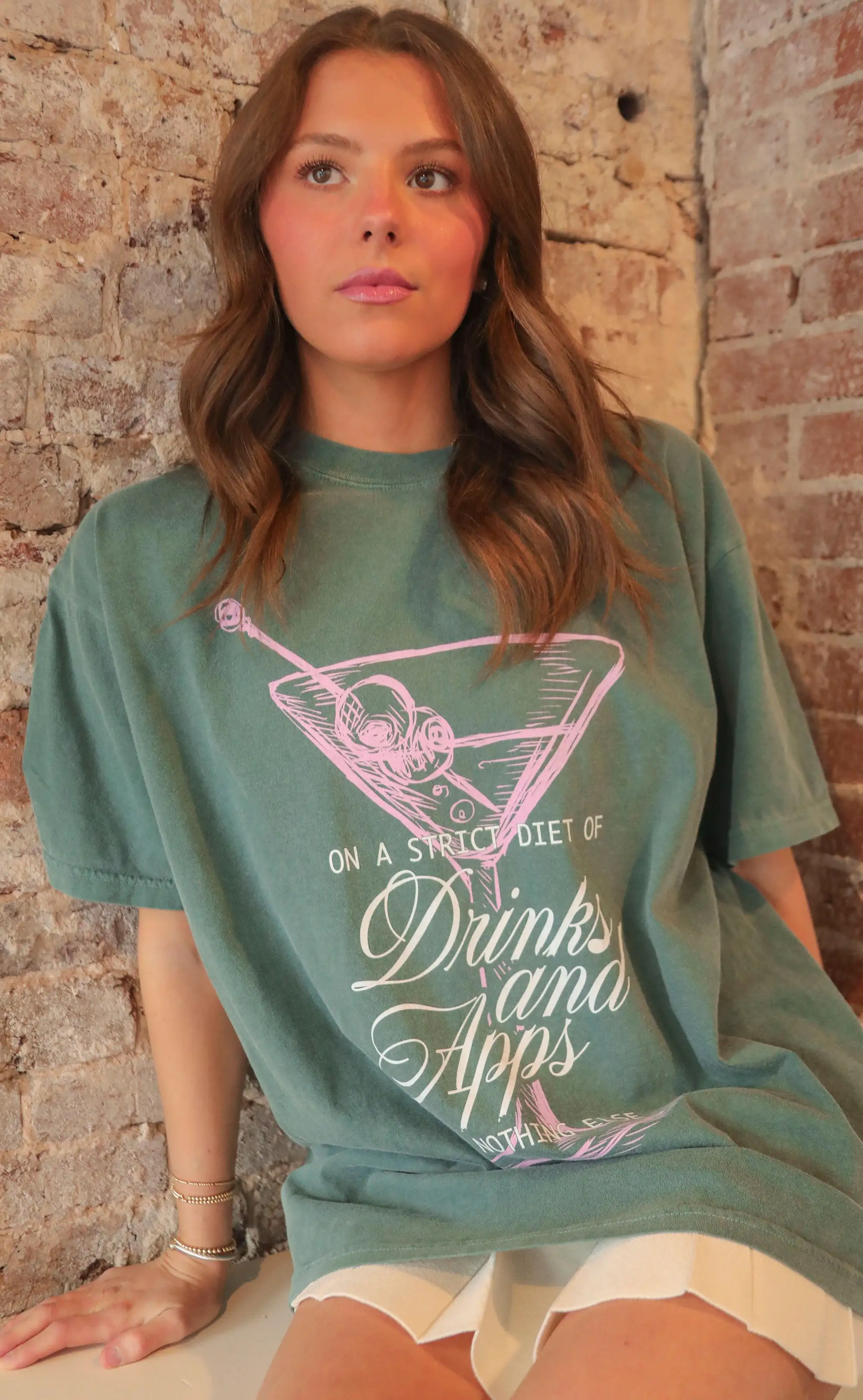 friday + saturday: drinks and apps t shirt