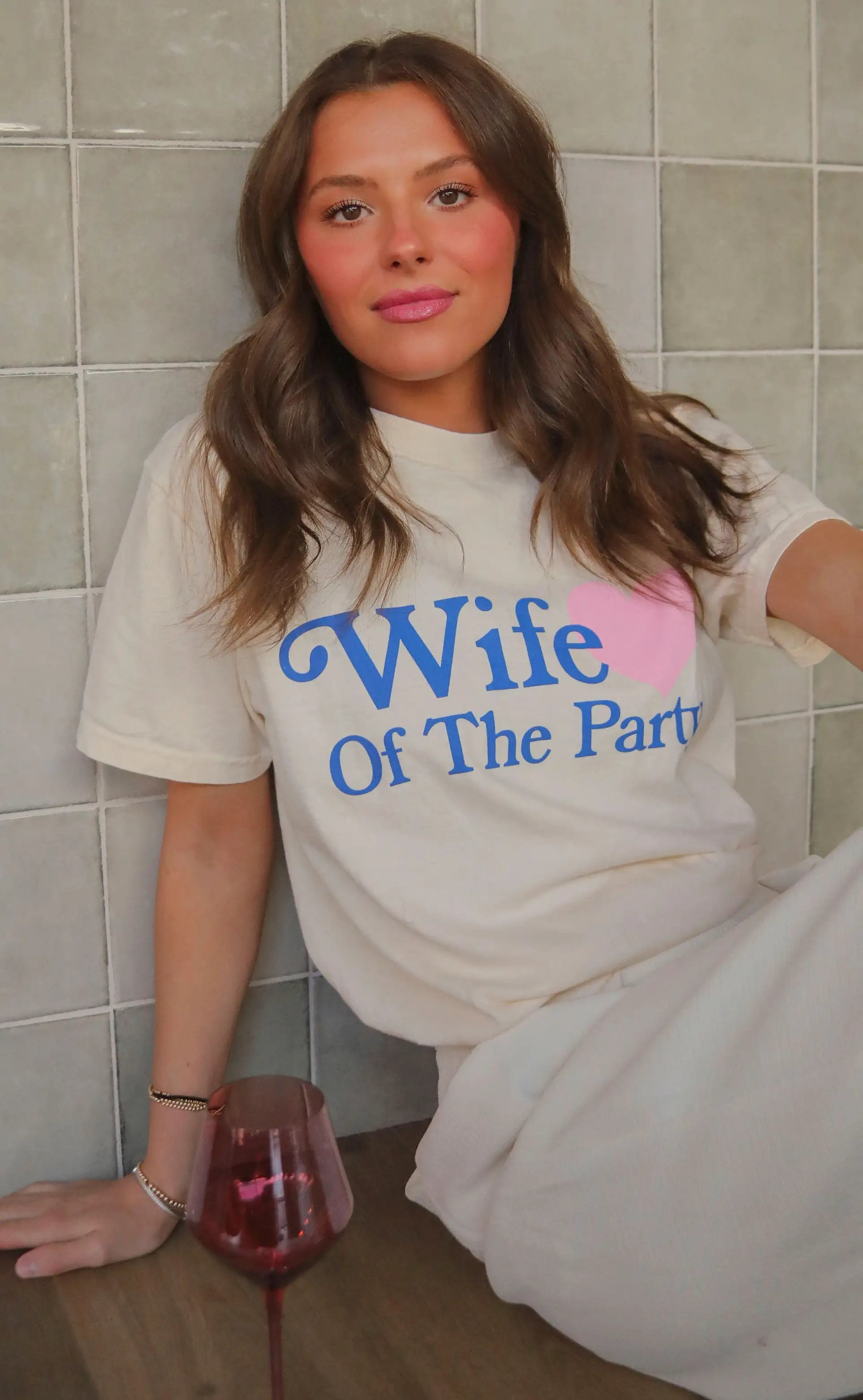 friday + saturday: wife of the party heart t shirt