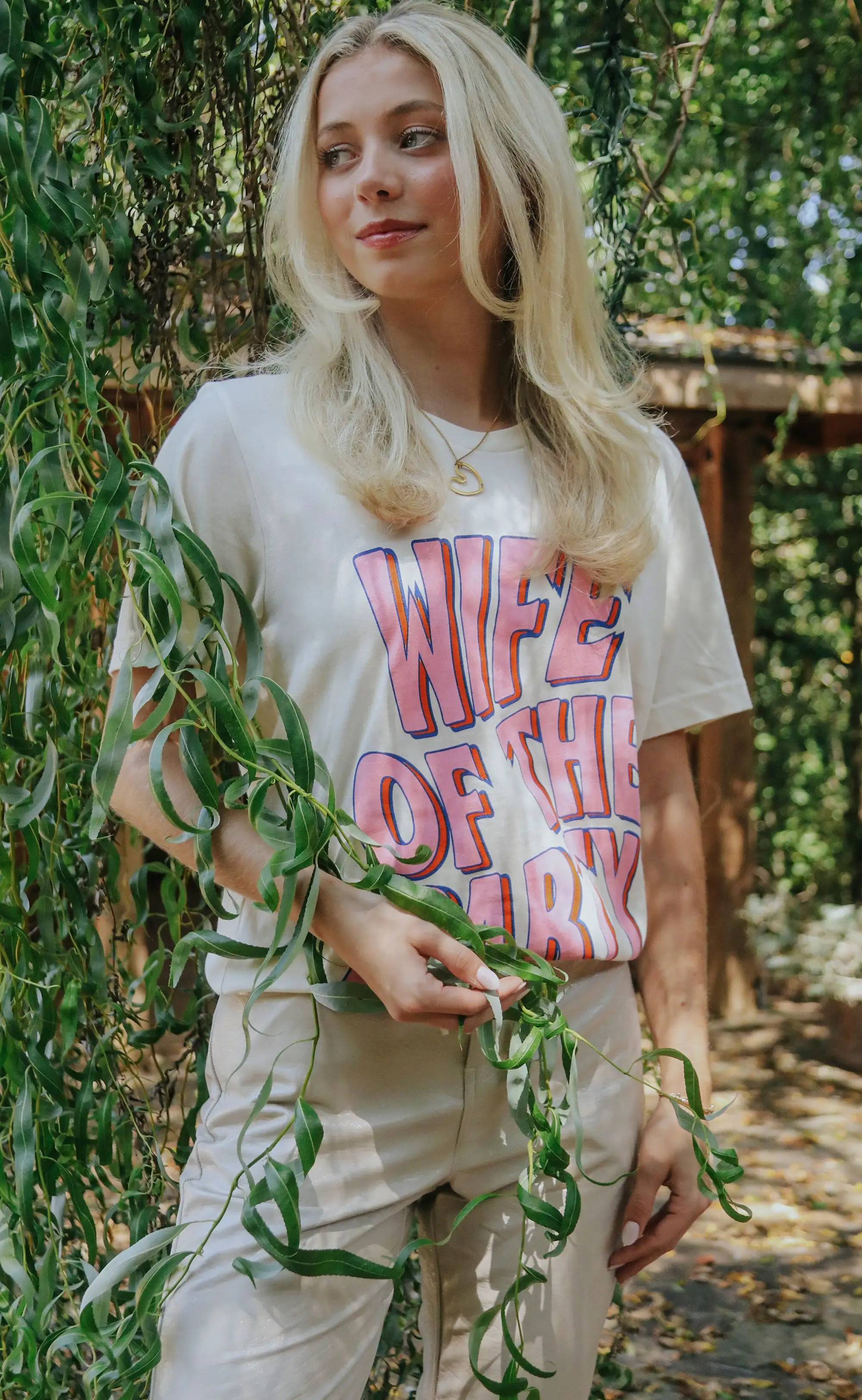 friday + saturday: wife of the party t shirt