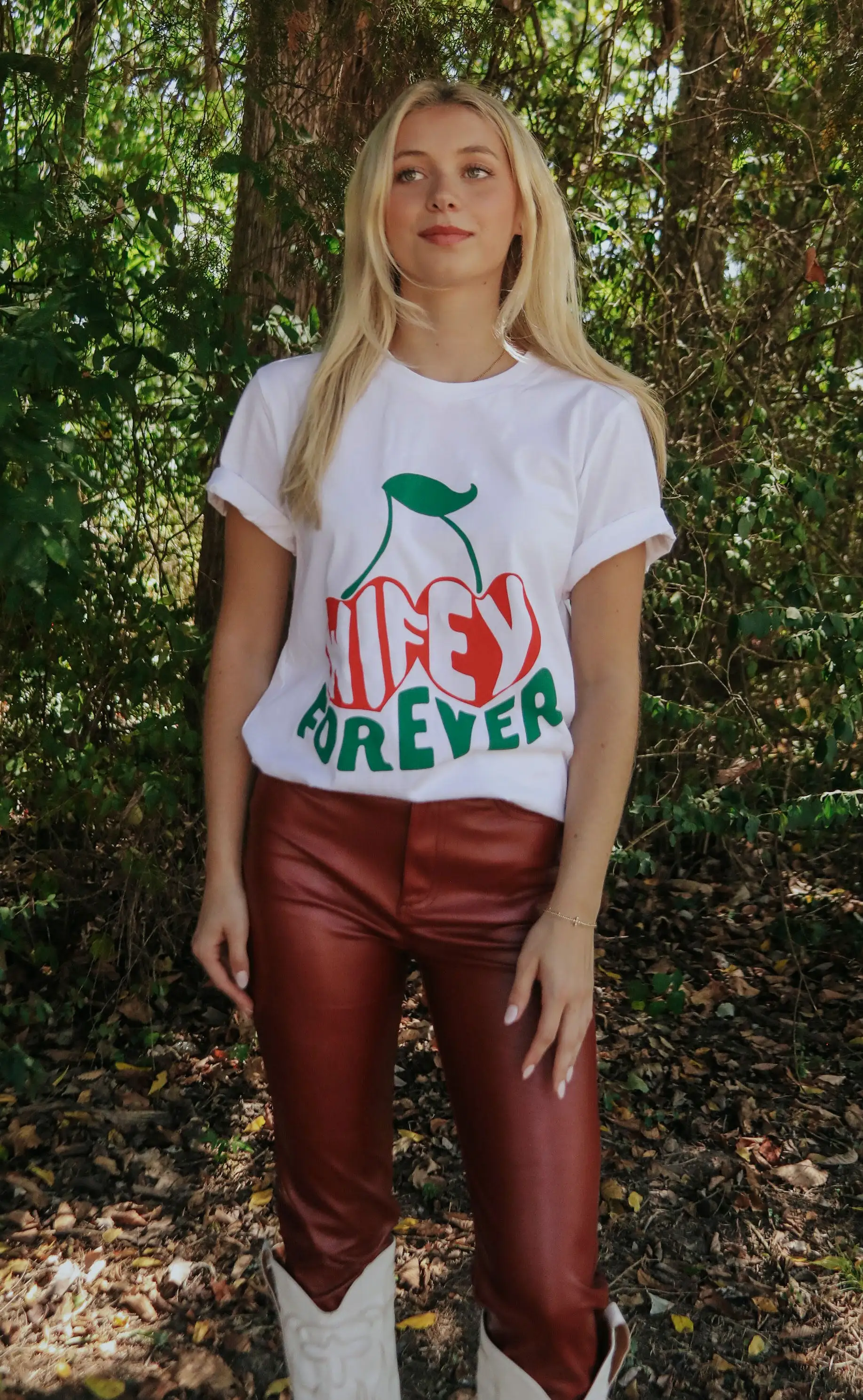 friday + saturday: wifey forever t shirt