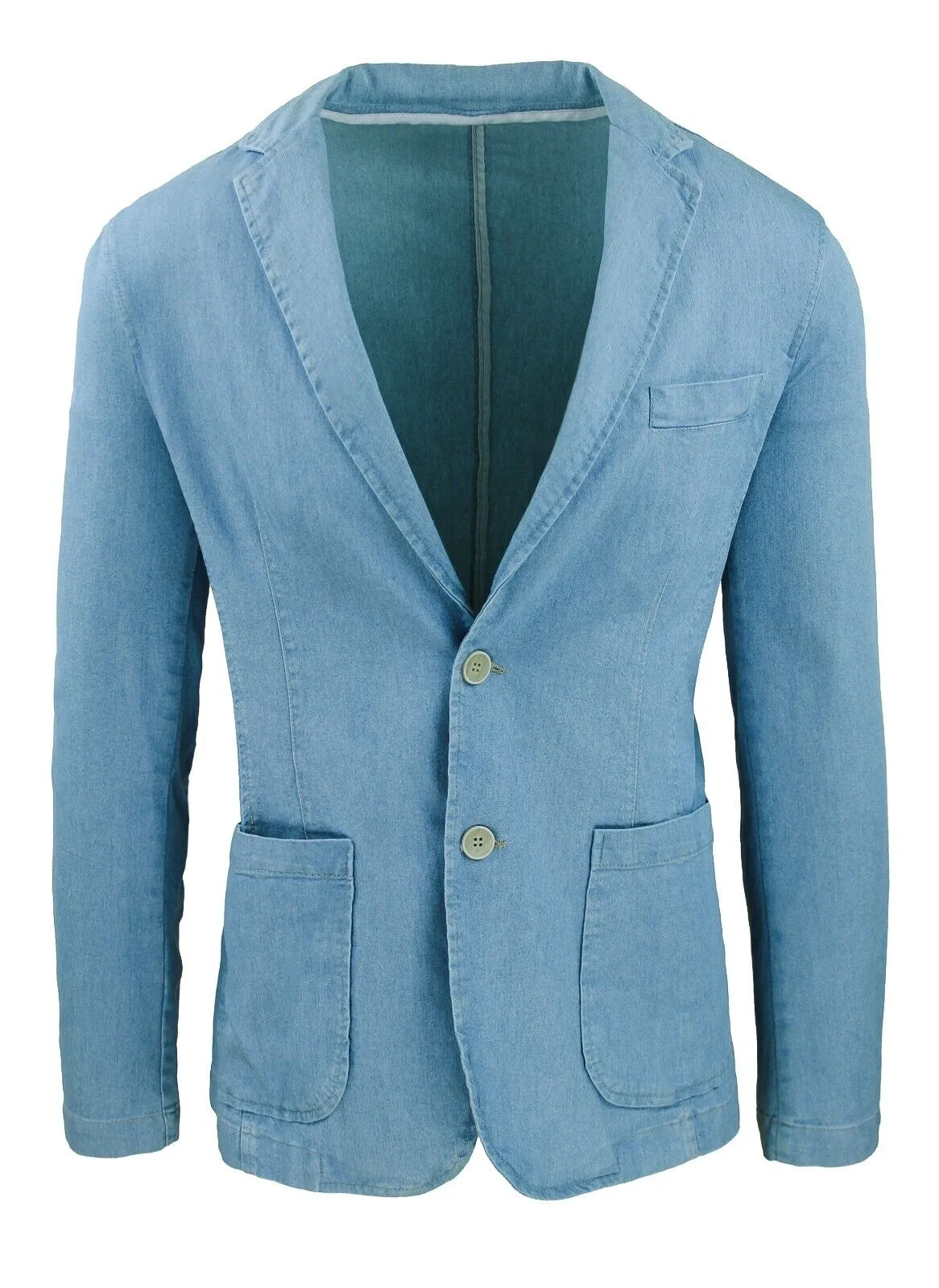 Giacca di Jeans uomo denim primavera estate casual elegante Blazer slim fit