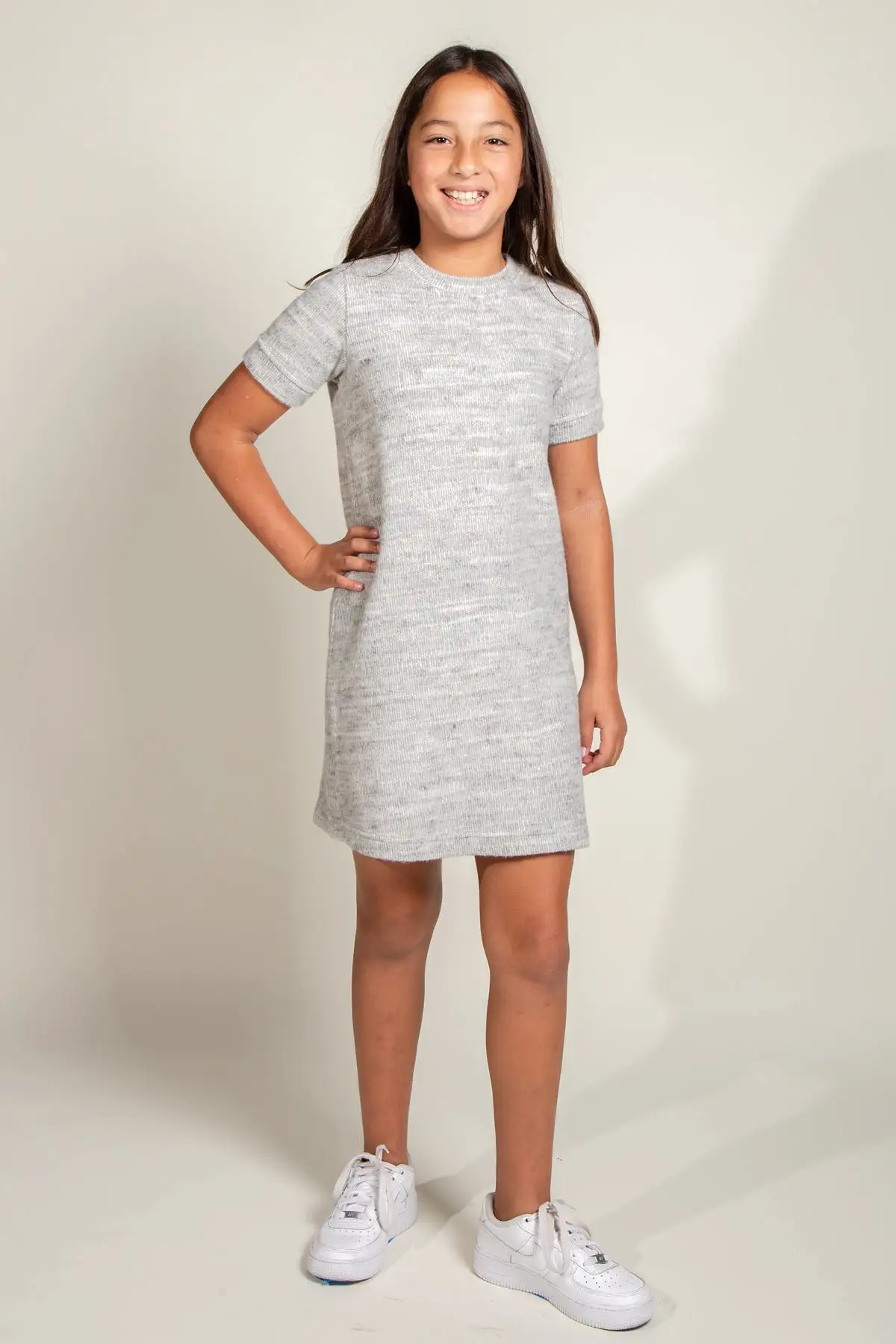 Girl's Soft Knit Dress